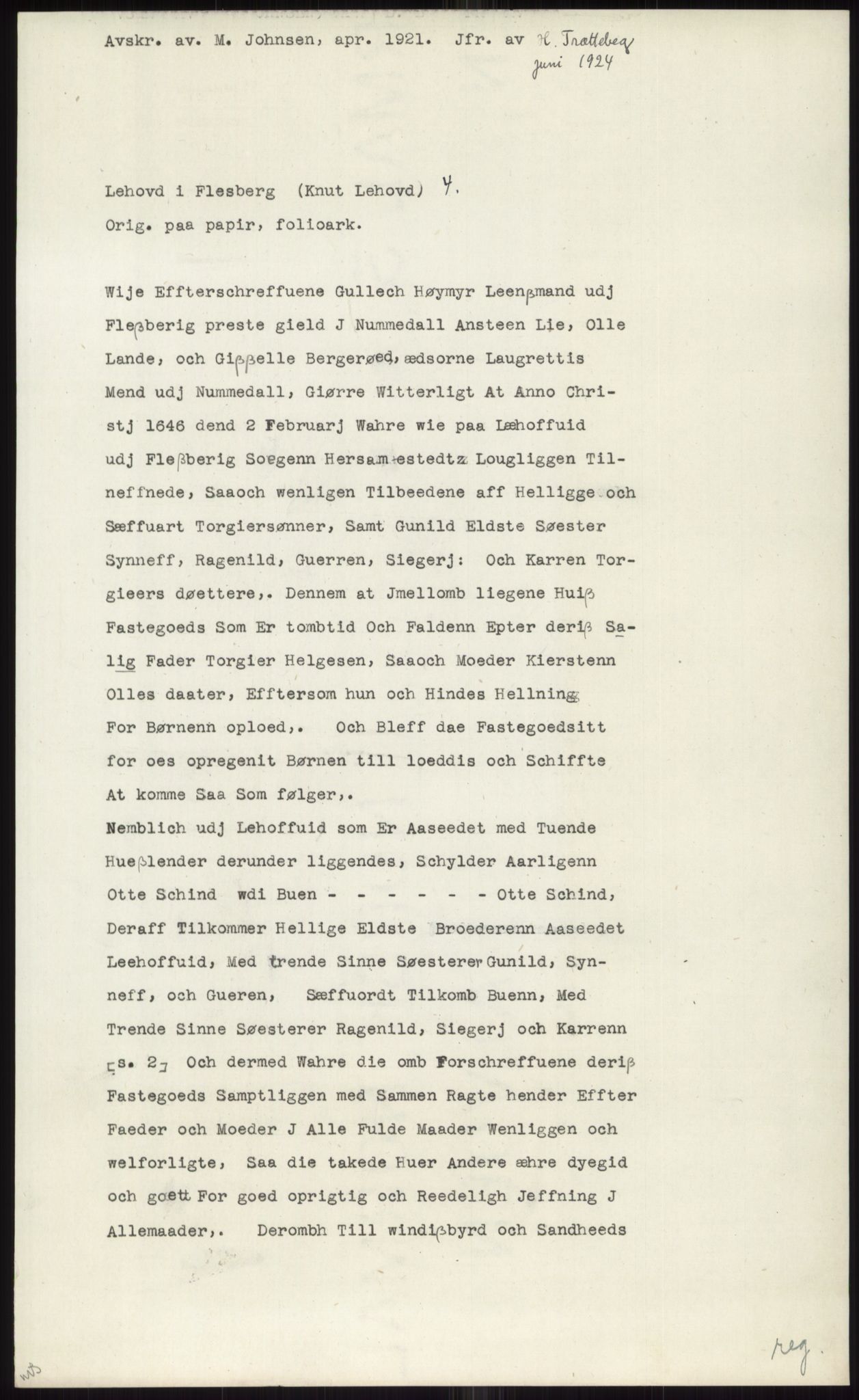 Samlinger til kildeutgivelse, Diplomavskriftsamlingen, AV/RA-EA-4053/H/Ha, p. 1181