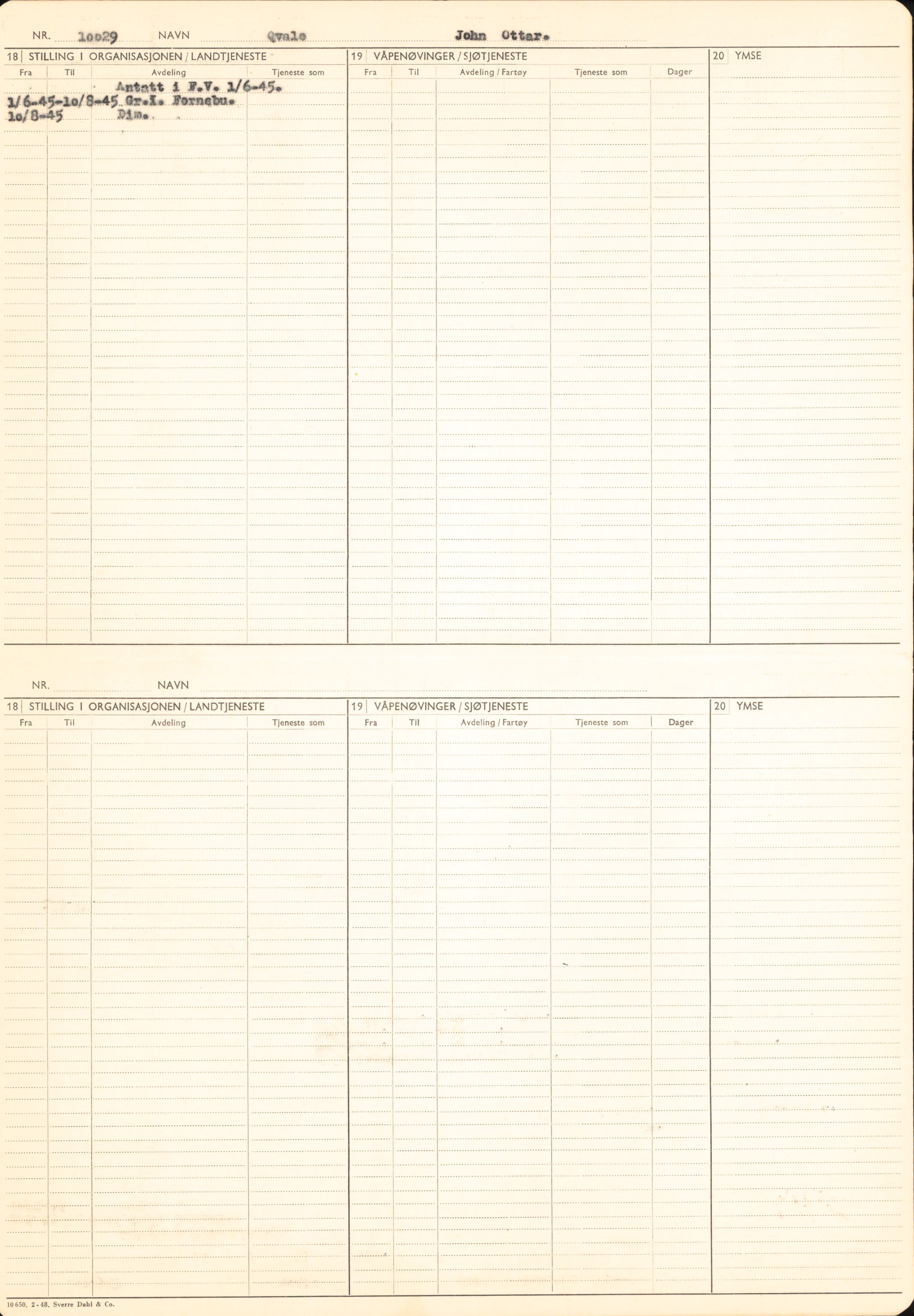 Forsvaret, Forsvarets overkommando/Luftforsvarsstaben, AV/RA-RAFA-4079/P/Pa/L0028: Personellpapirer, 1911, p. 4