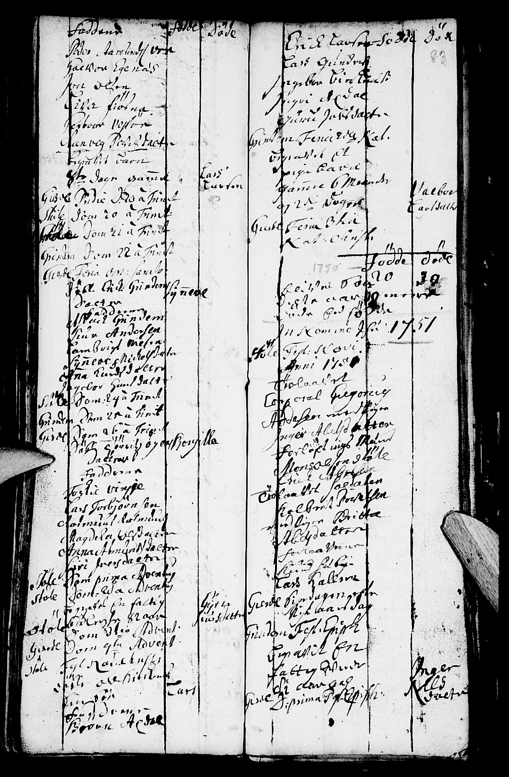 Etne sokneprestembete, SAB/A-75001/H/Haa: Parish register (official) no. A 2, 1725-1755, p. 83