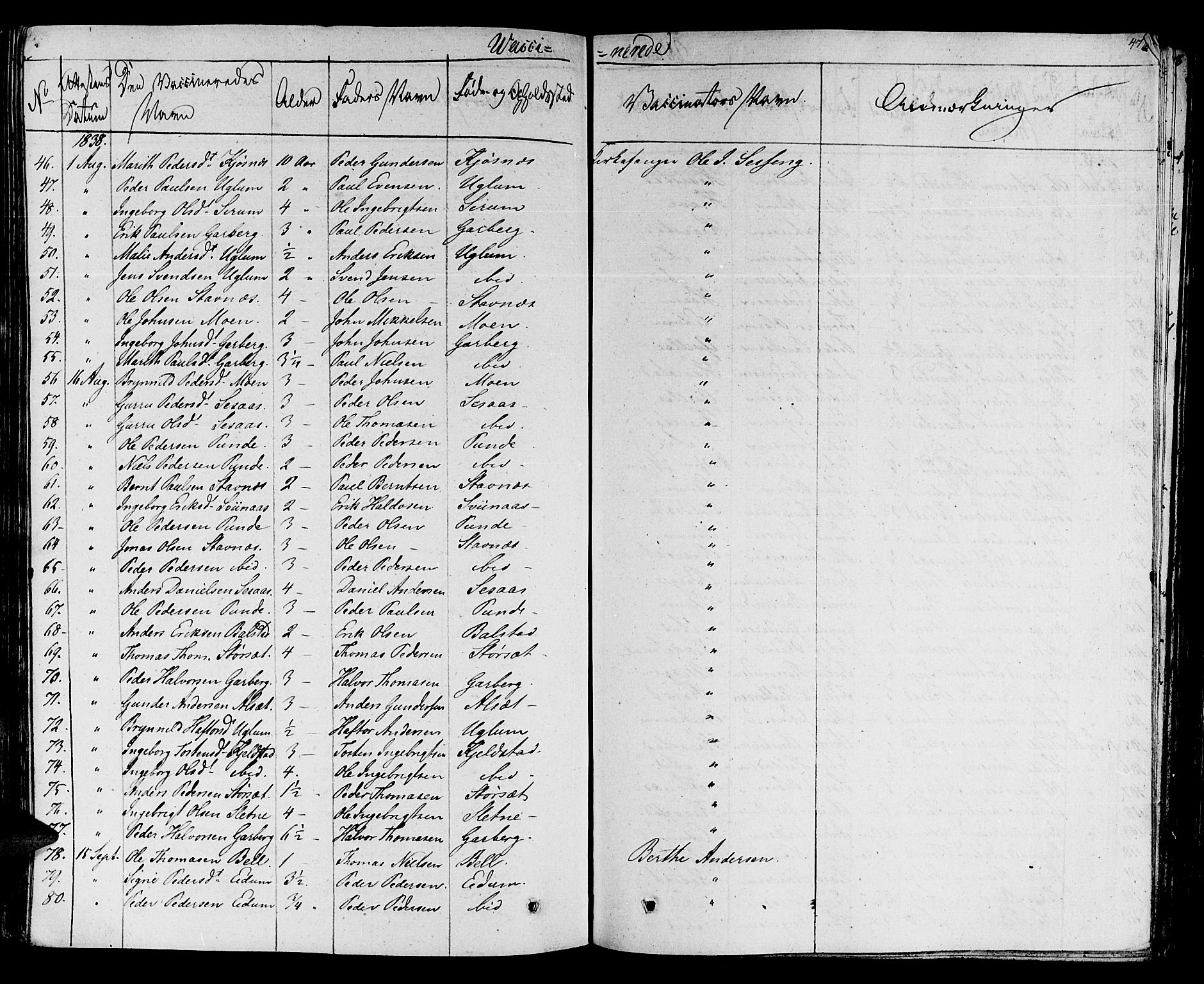 Ministerialprotokoller, klokkerbøker og fødselsregistre - Sør-Trøndelag, SAT/A-1456/695/L1143: Parish register (official) no. 695A05 /1, 1824-1842, p. 476