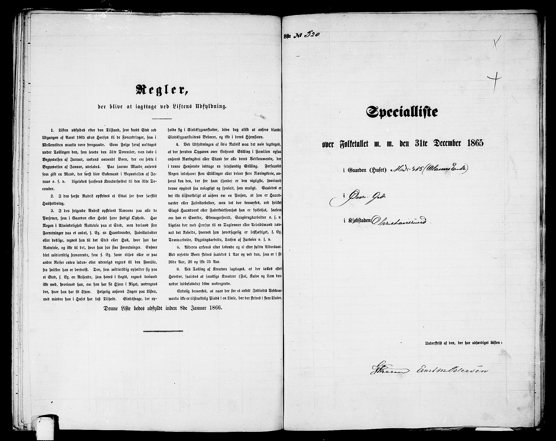 RA, 1865 census for Kristiansund/Kristiansund, 1865, p. 1057