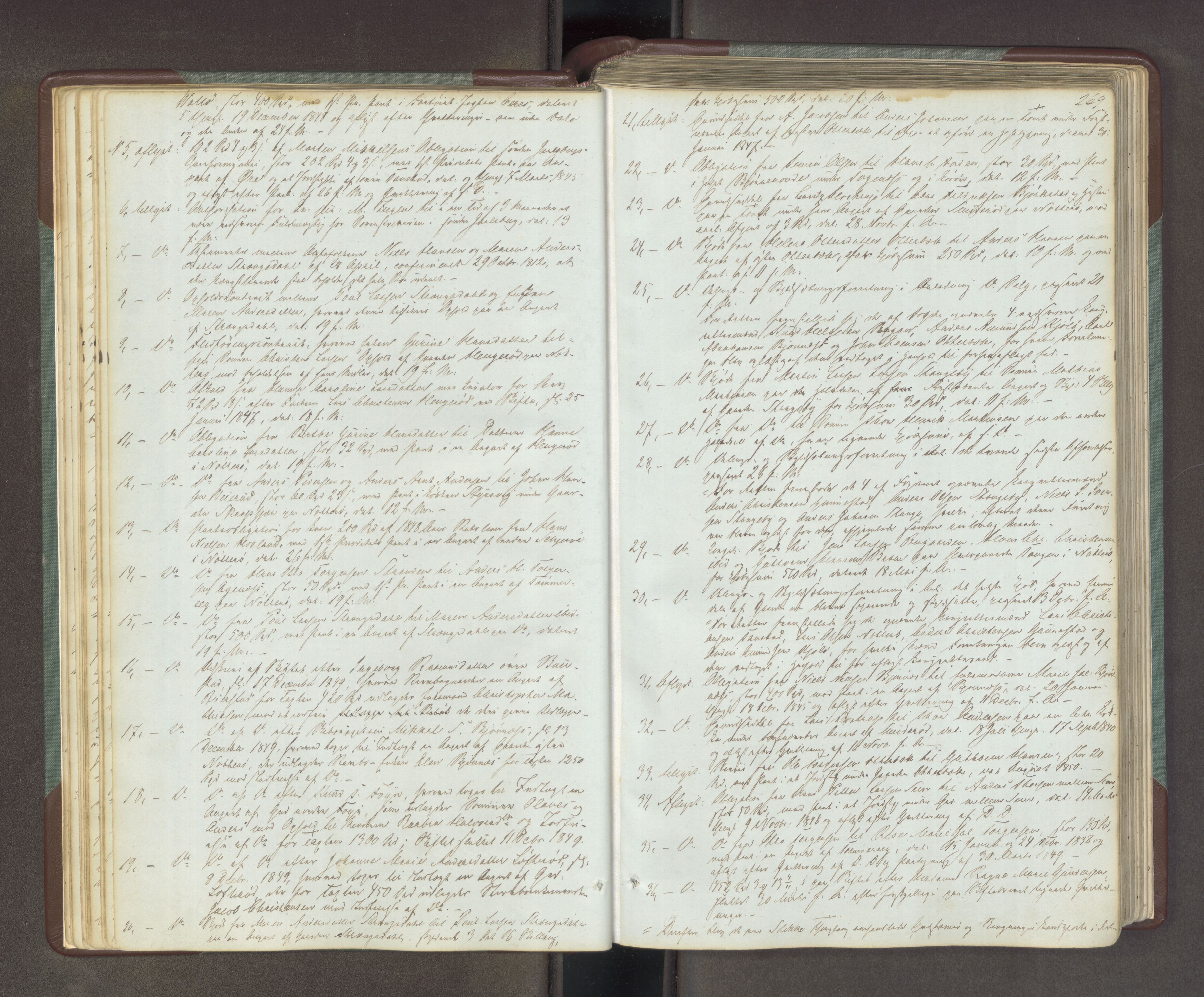 Søndre Jarlsberg sorenskriveri, AV/SAKO-A-129/F/Fa/L0034B: Tingbok, 1850-1856, p. 268b-269a