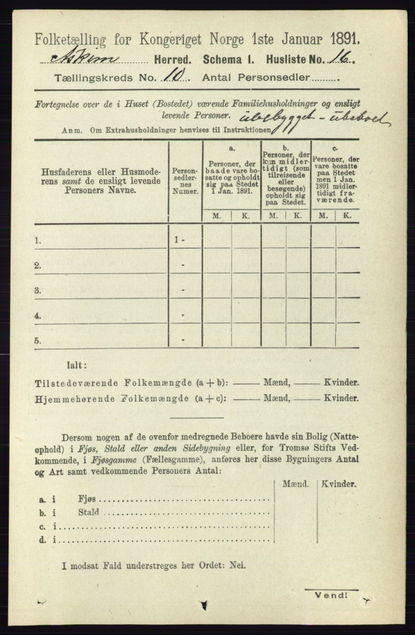 RA, 1891 census for 0124 Askim, 1891, p. 1600