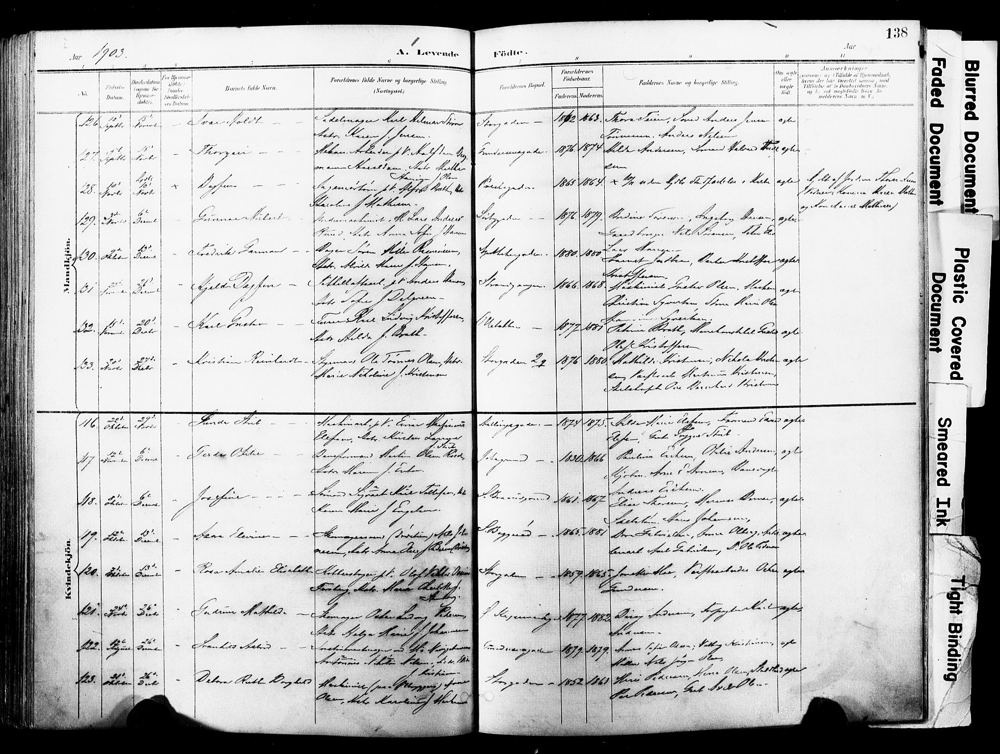 Horten kirkebøker, AV/SAKO-A-348/F/Fa/L0005: Parish register (official) no. 5, 1896-1904, p. 138