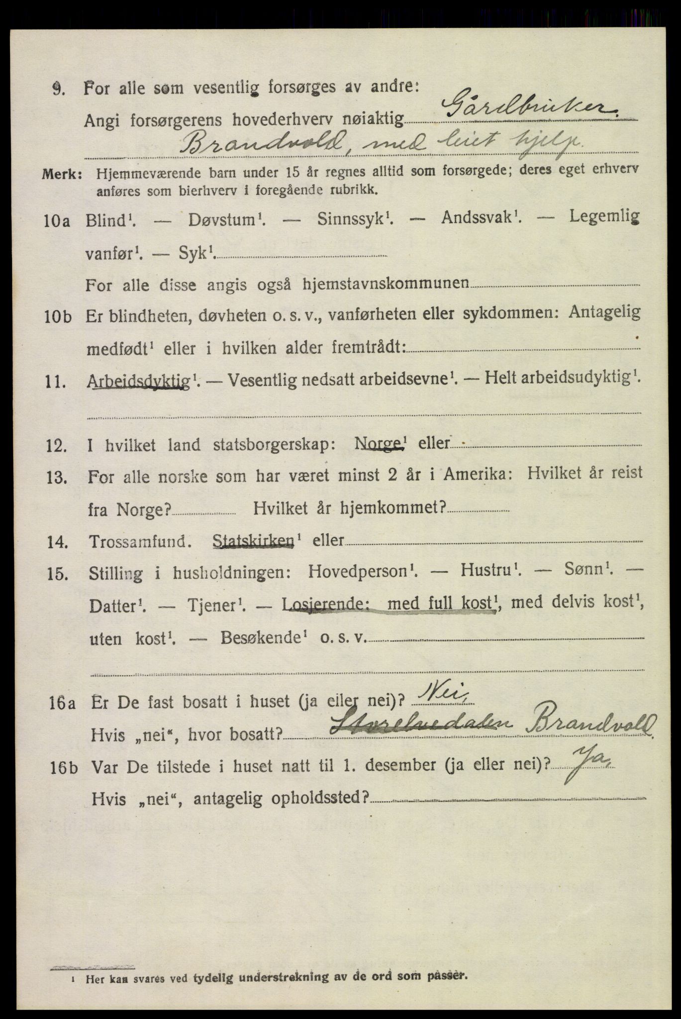 SAH, 1920 census for Stor-Elvdal, 1920, p. 4391