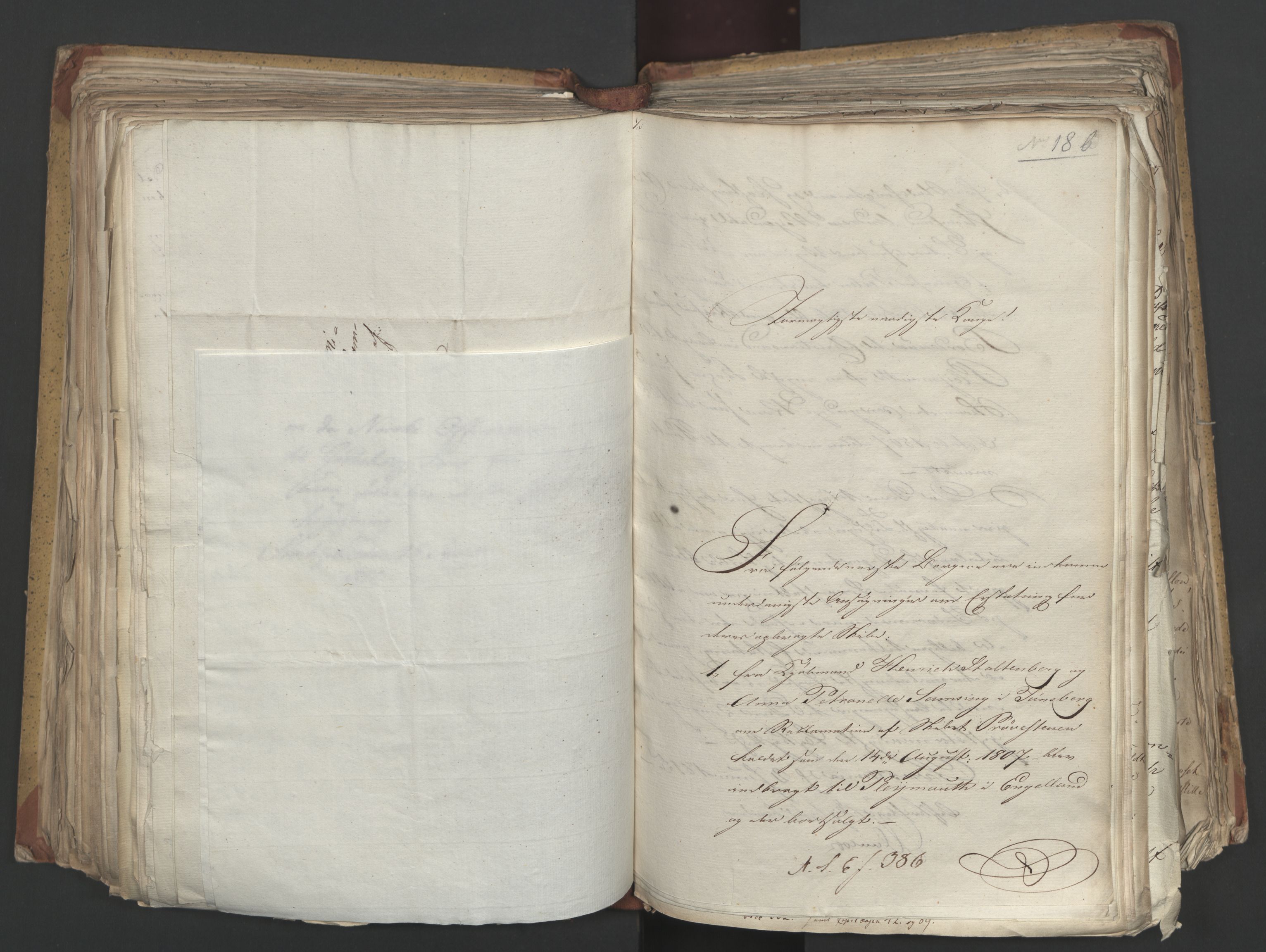 Statsrådsavdelingen i Stockholm, AV/RA-S-1003/D/Da/L0002: Regjeringsinnstillinger nr. 263-518, 1815, p. 267