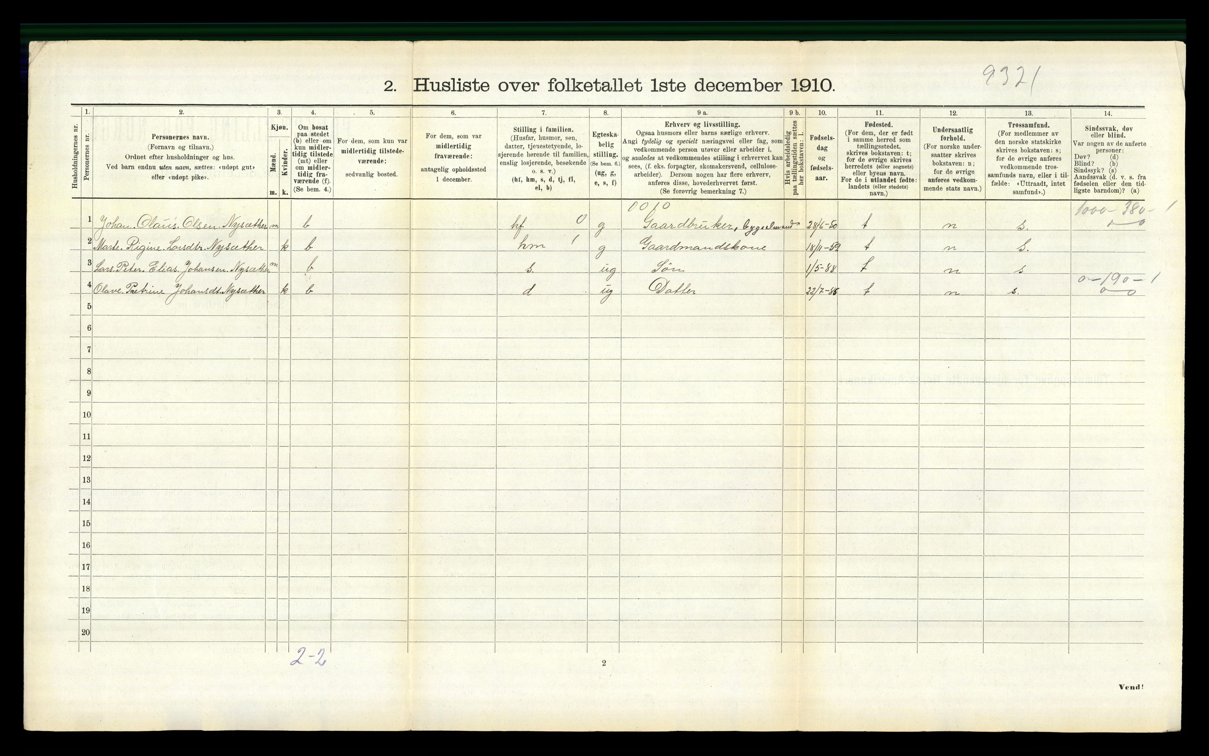 RA, 1910 census for Ørskog, 1910, p. 524