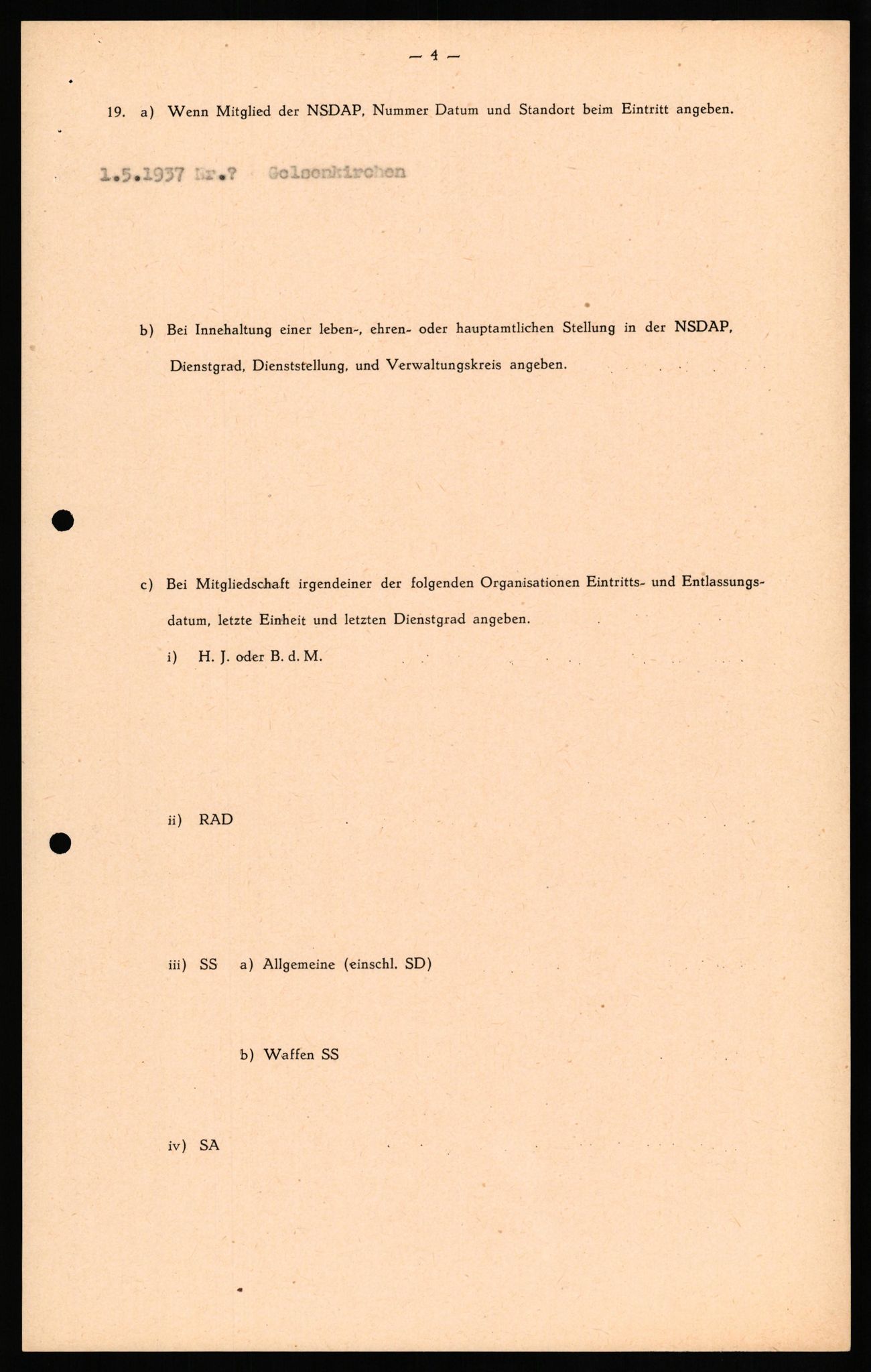 Forsvaret, Forsvarets overkommando II, AV/RA-RAFA-3915/D/Db/L0029: CI Questionaires. Tyske okkupasjonsstyrker i Norge. Tyskere., 1945-1946, p. 206