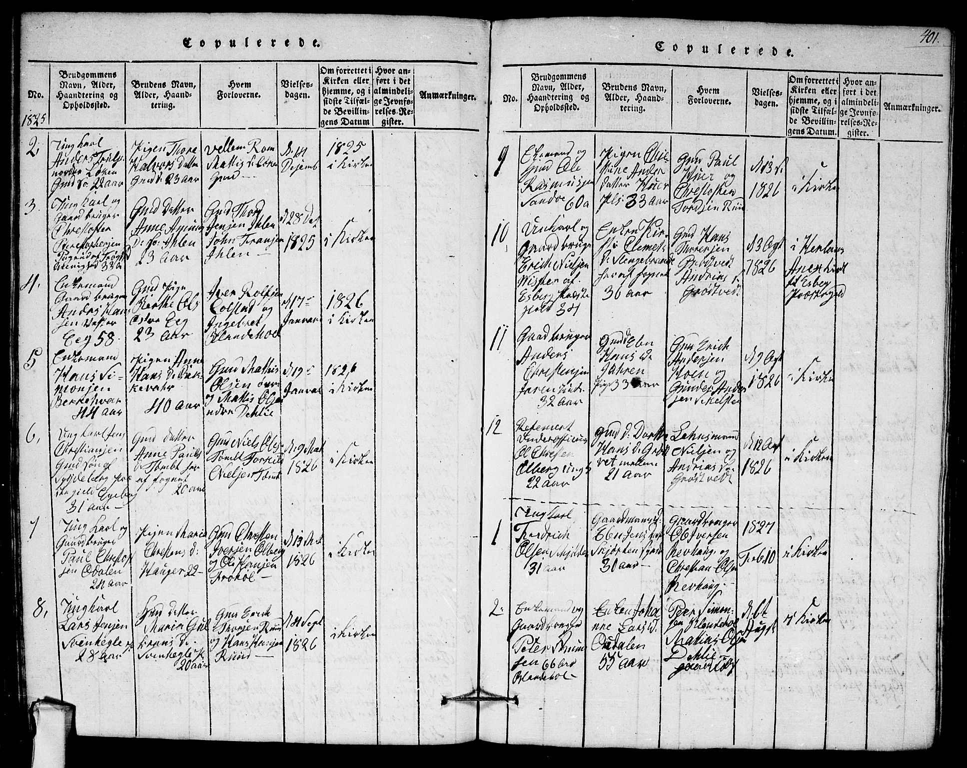 Askim prestekontor Kirkebøker, SAO/A-10900/G/Ga/L0001: Parish register (copy) no. 1, 1817-1846, p. 400-401