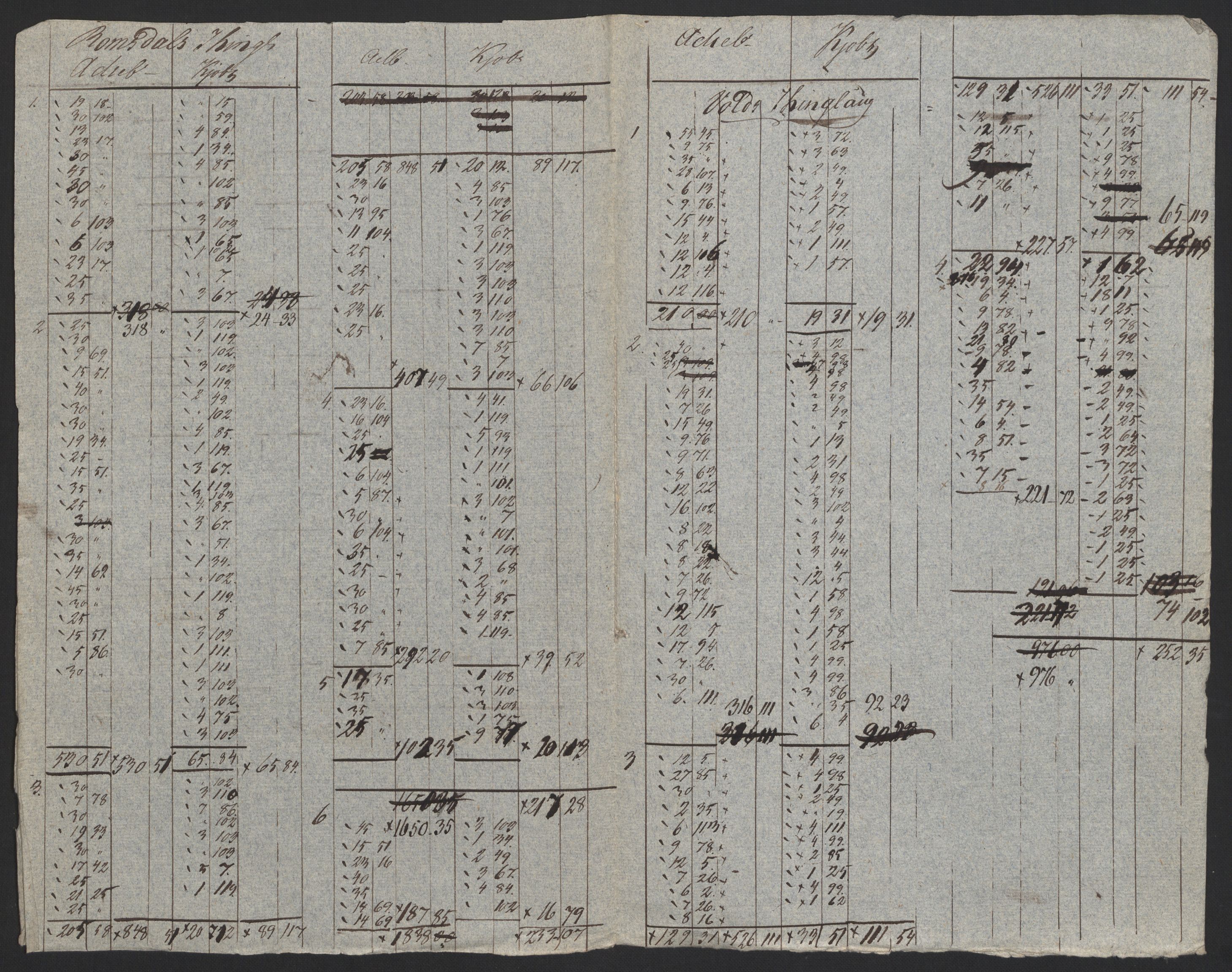 Sølvskatten 1816, NOBA/SOLVSKATTEN/A/L0047: Bind 48: Romsdal fogderi, 1816, p. 4