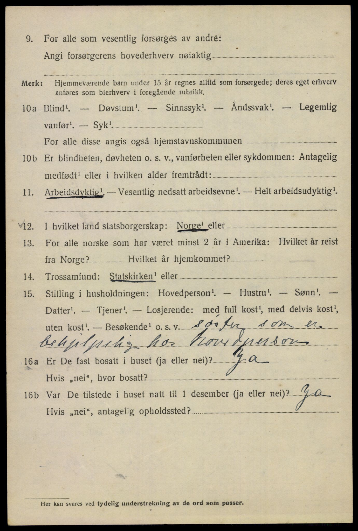 SAO, 1920 census for Kristiania, 1920, p. 159622