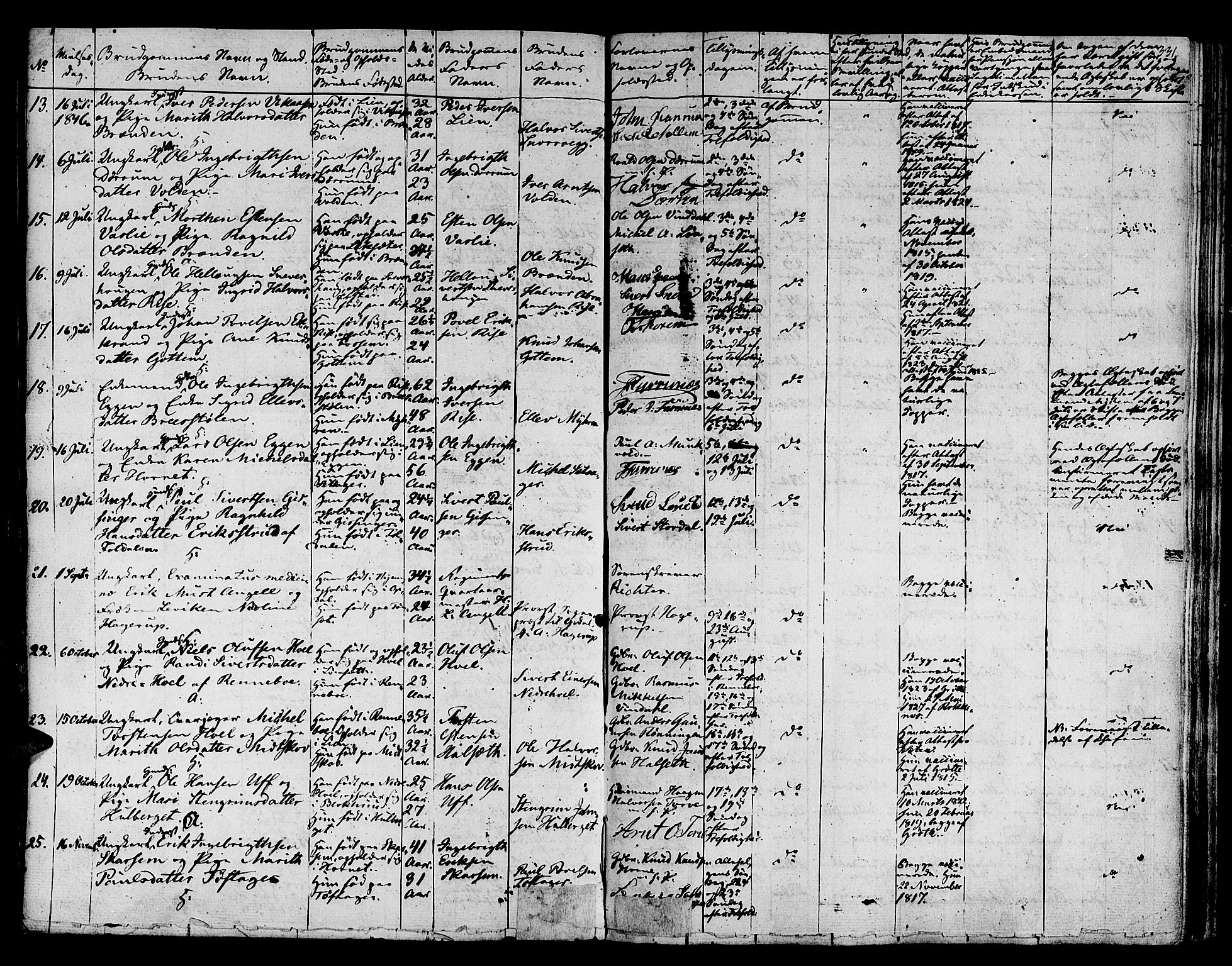 Ministerialprotokoller, klokkerbøker og fødselsregistre - Sør-Trøndelag, SAT/A-1456/678/L0897: Parish register (official) no. 678A06-07, 1821-1847, p. 331