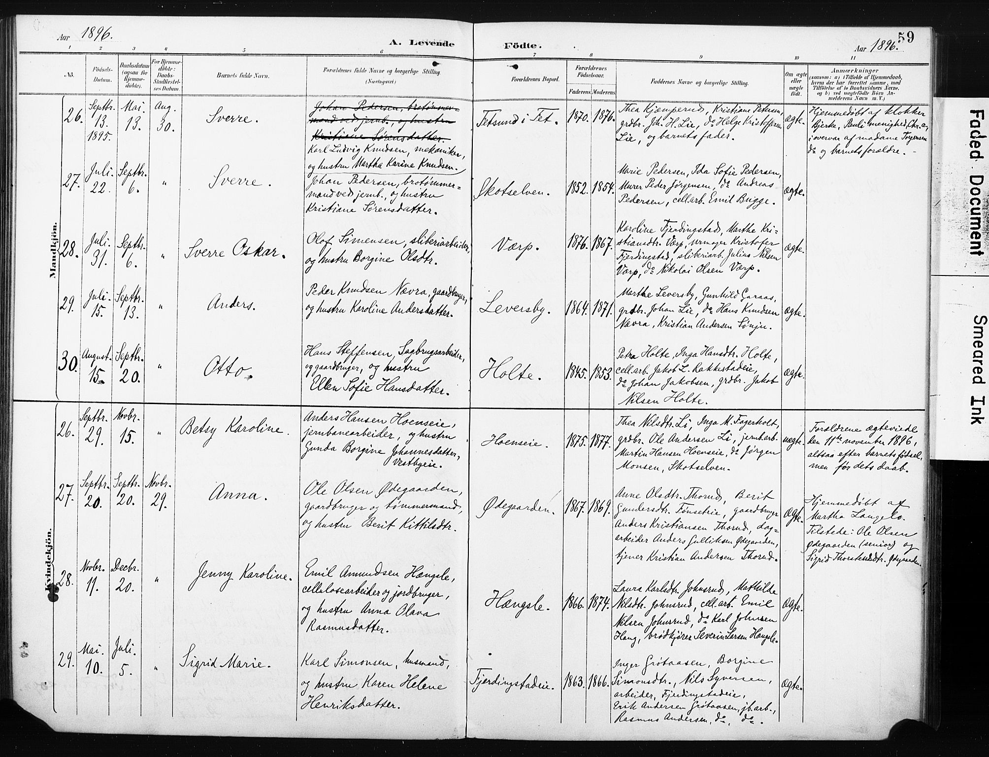 Eiker kirkebøker, AV/SAKO-A-4/F/Fc/L0002: Parish register (official) no. III 2, 1889-1897, p. 59