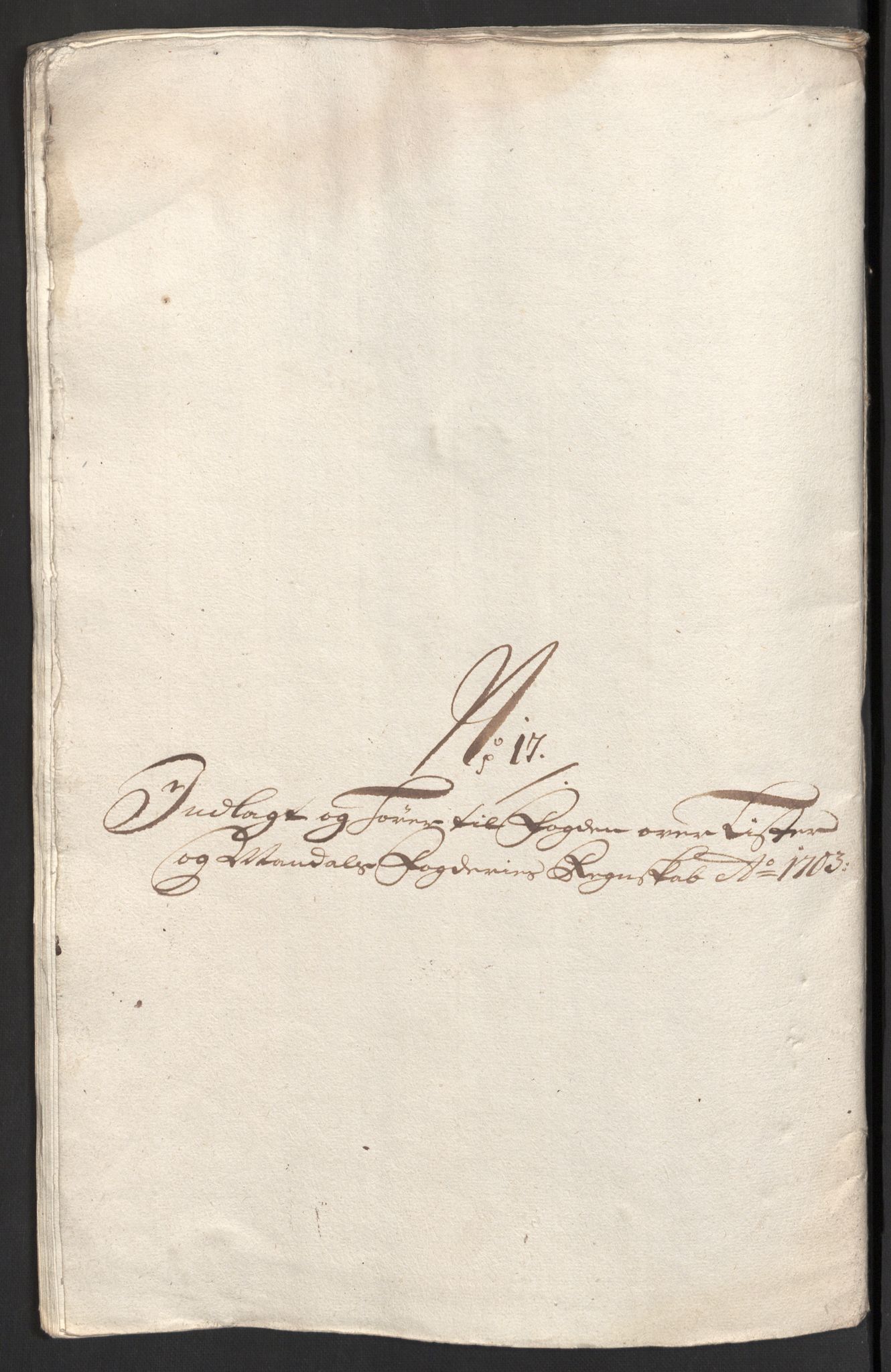 Rentekammeret inntil 1814, Reviderte regnskaper, Fogderegnskap, RA/EA-4092/R43/L2550: Fogderegnskap Lista og Mandal, 1703-1704, p. 130