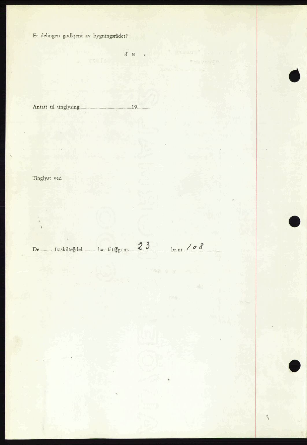 Romsdal sorenskriveri, AV/SAT-A-4149/1/2/2C: Mortgage book no. A12, 1942-1942, Diary no: : 1345/1942