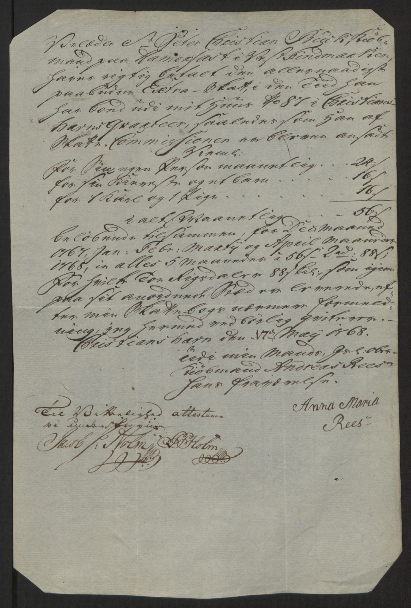 Rentekammeret inntil 1814, Reviderte regnskaper, Fogderegnskap, RA/EA-4092/R69/L4910: Ekstraskatten  Finnmark/Vardøhus, 1762-1772, p. 287