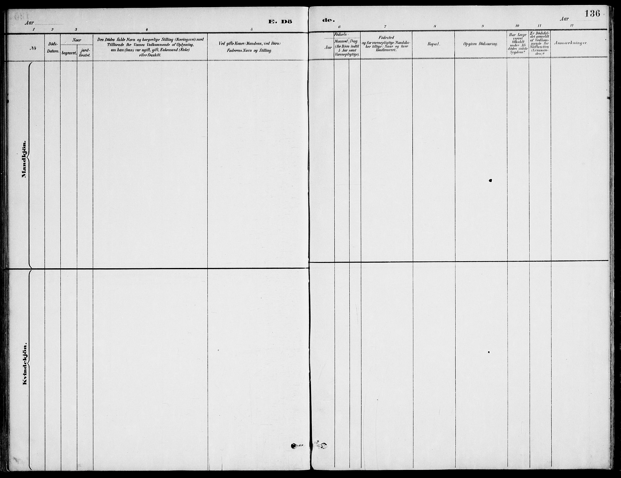 Ministerialprotokoller, klokkerbøker og fødselsregistre - Møre og Romsdal, AV/SAT-A-1454/508/L0095: Parish register (official) no. 508A02, 1887-1920, p. 136