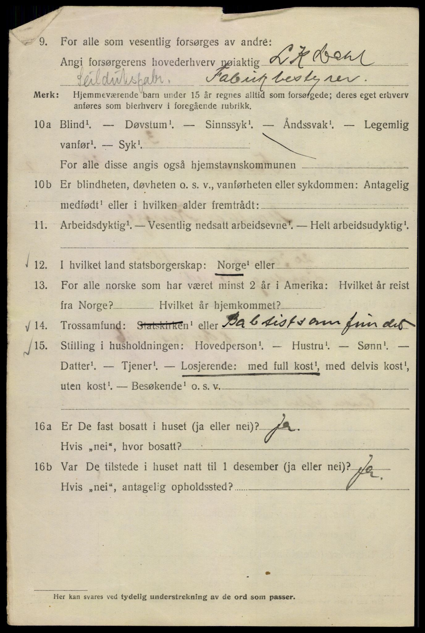 SAO, 1920 census for Kristiania, 1920, p. 232690