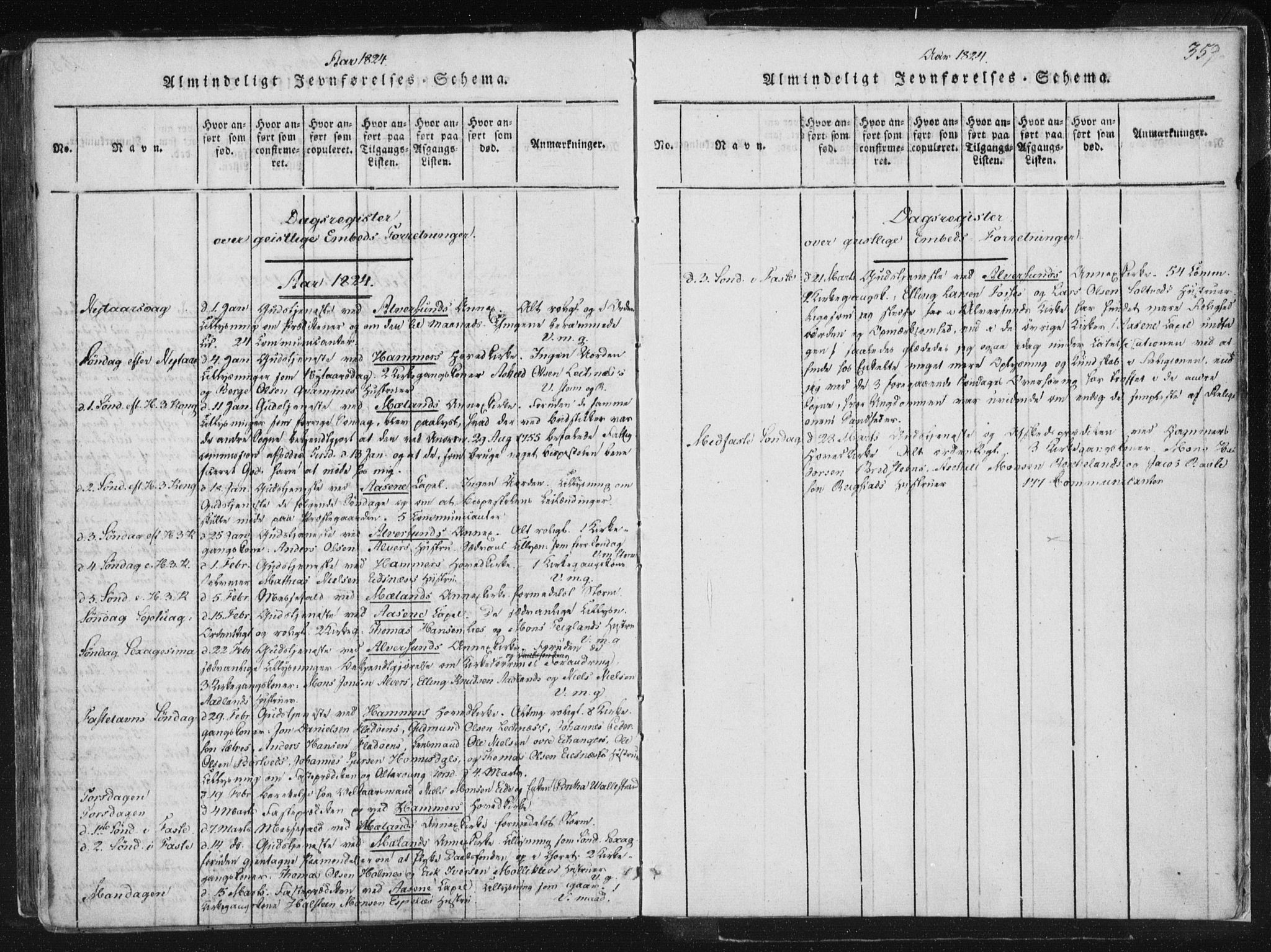 Hamre sokneprestembete, AV/SAB-A-75501/H/Ha/Haa/Haaa/L0010: Parish register (official) no. A 10, 1816-1826, p. 359