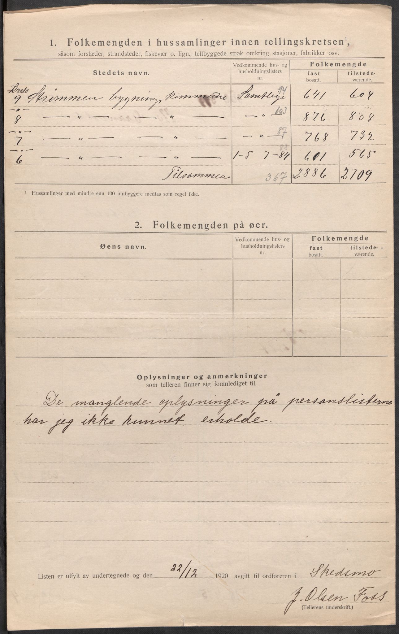 SAO, 1920 census for Skedsmo, 1920, p. 34