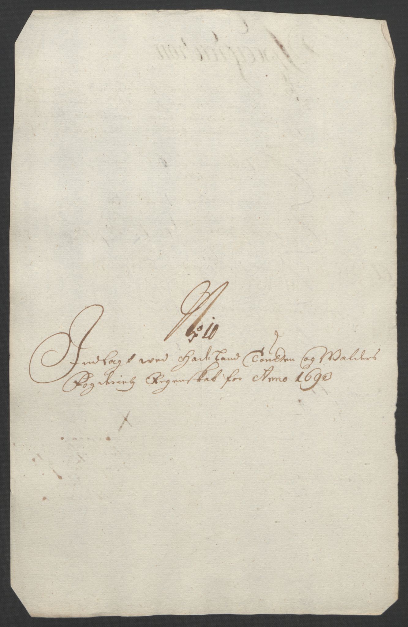 Rentekammeret inntil 1814, Reviderte regnskaper, Fogderegnskap, AV/RA-EA-4092/R18/L1292: Fogderegnskap Hadeland, Toten og Valdres, 1693-1694, p. 158