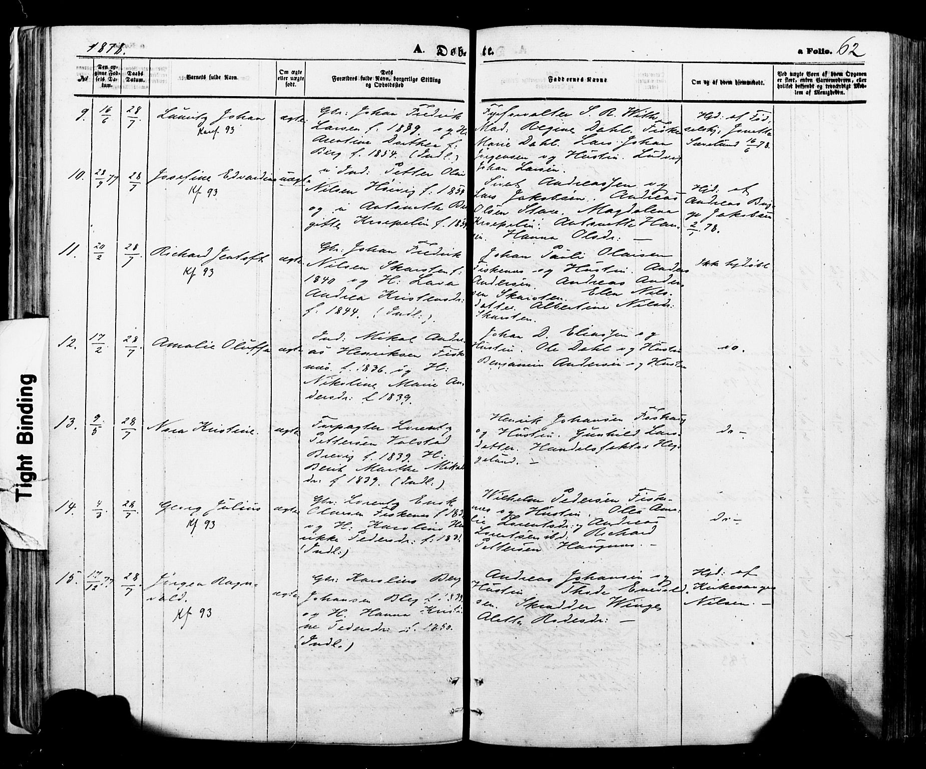 Ministerialprotokoller, klokkerbøker og fødselsregistre - Nordland, AV/SAT-A-1459/897/L1398: Parish register (official) no. 897A05 /2, 1867-1880, p. 62