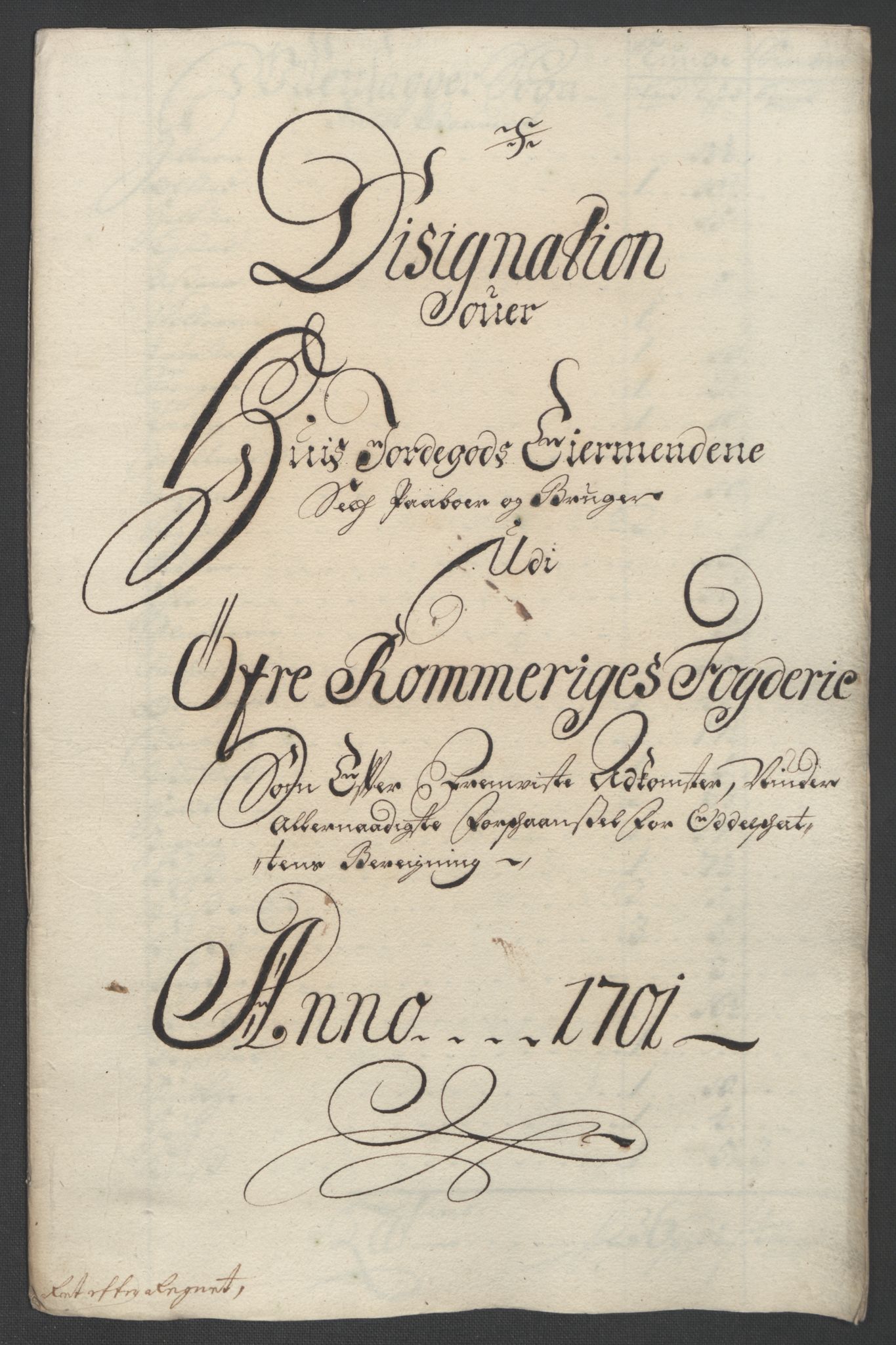 Rentekammeret inntil 1814, Reviderte regnskaper, Fogderegnskap, AV/RA-EA-4092/R12/L0713: Fogderegnskap Øvre Romerike, 1701, p. 232