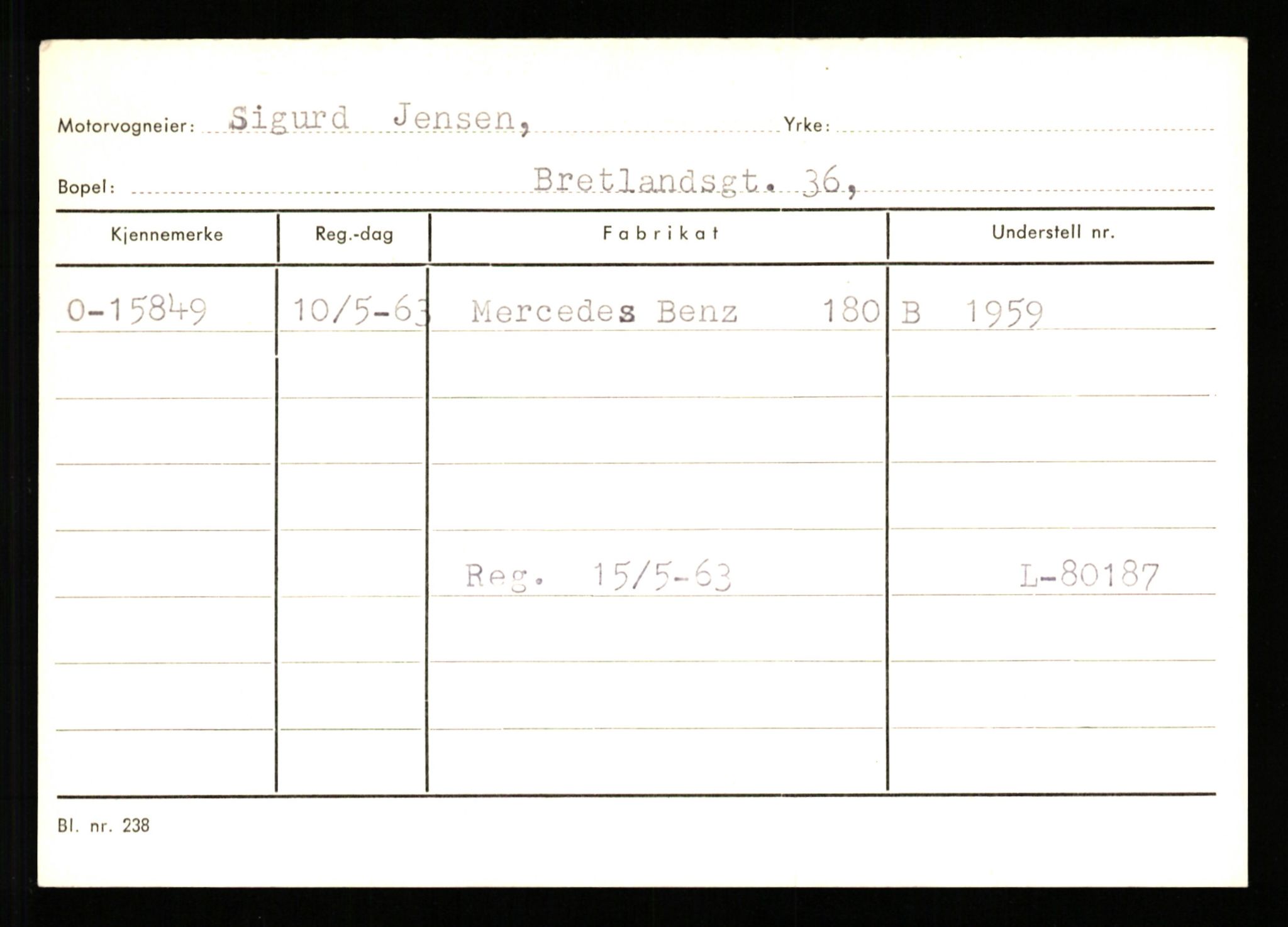 Stavanger trafikkstasjon, AV/SAST-A-101942/0/G/L0004: Registreringsnummer: 15497 - 22957, 1930-1971, p. 227