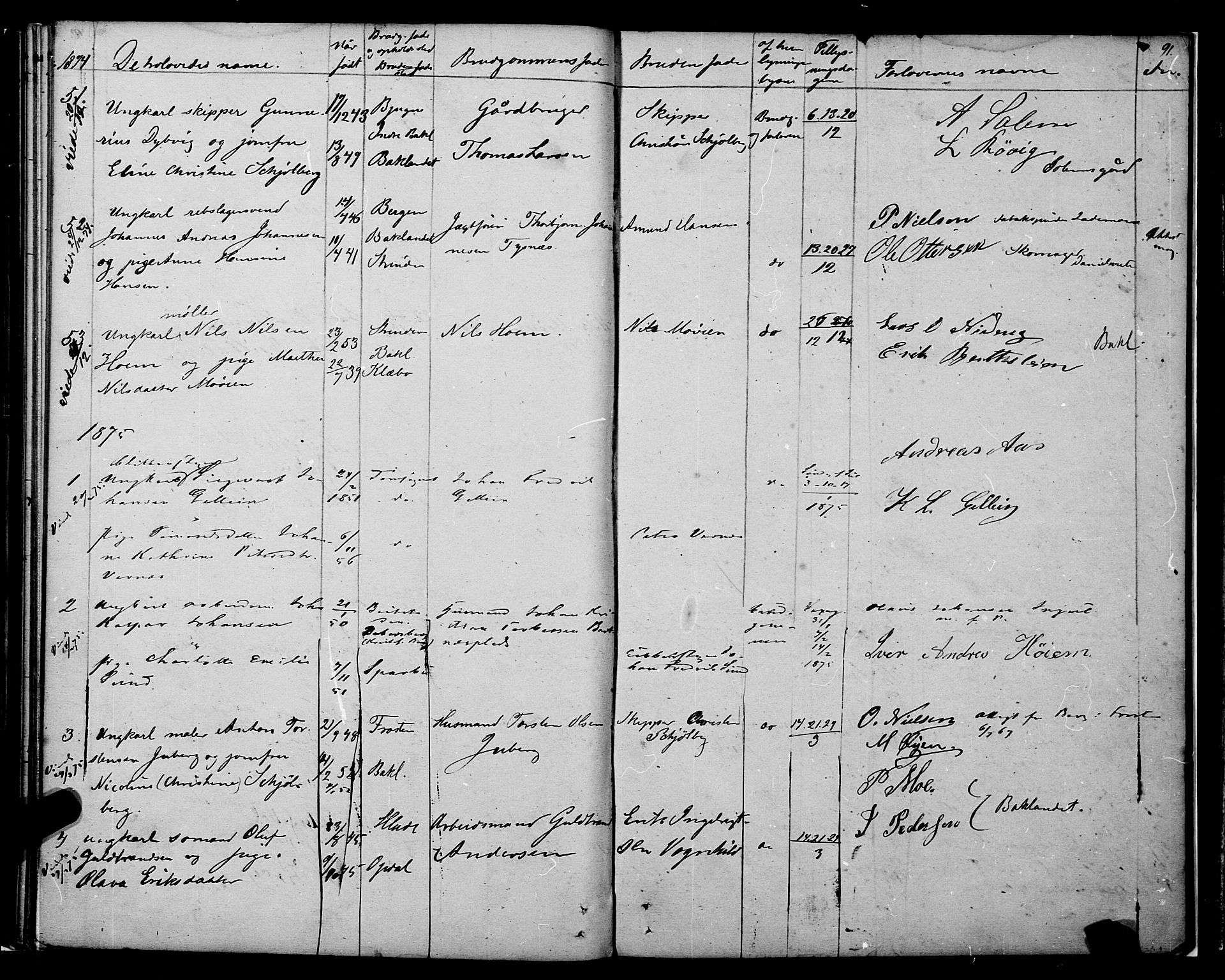 Ministerialprotokoller, klokkerbøker og fødselsregistre - Sør-Trøndelag, SAT/A-1456/604/L0187: Parish register (official) no. 604A08, 1847-1878, p. 91