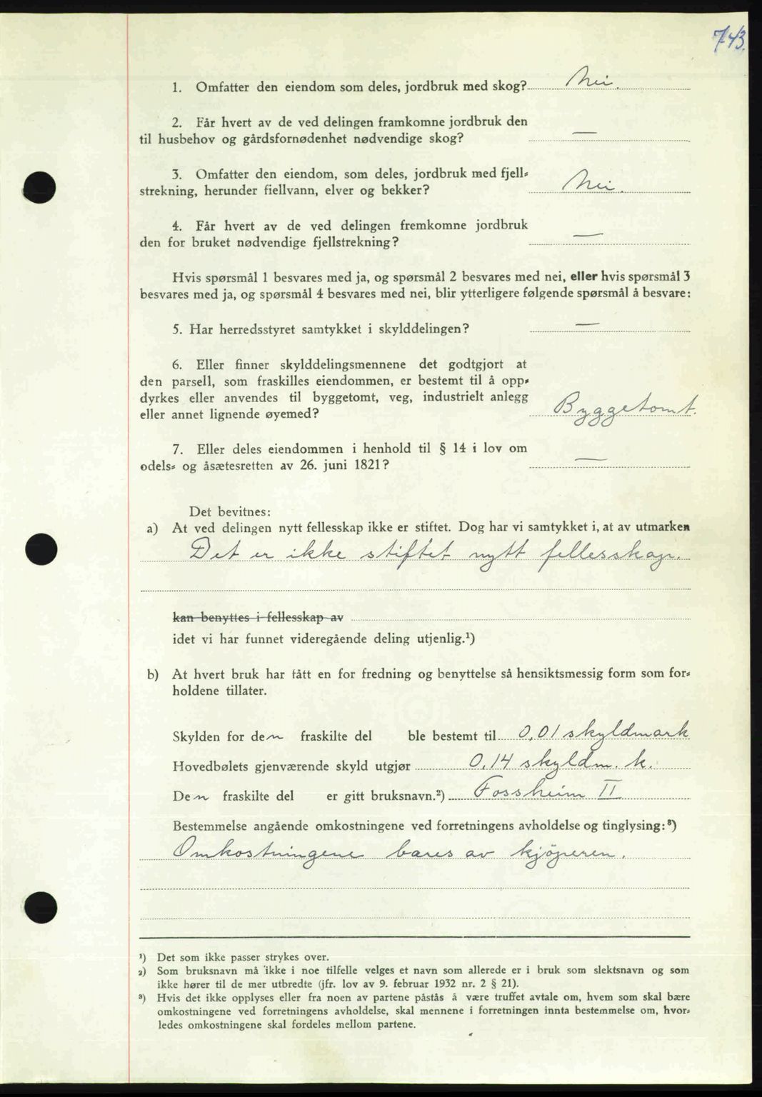 Nordmøre sorenskriveri, AV/SAT-A-4132/1/2/2Ca: Mortgage book no. A106, 1947-1947, Diary no: : 2617/1947