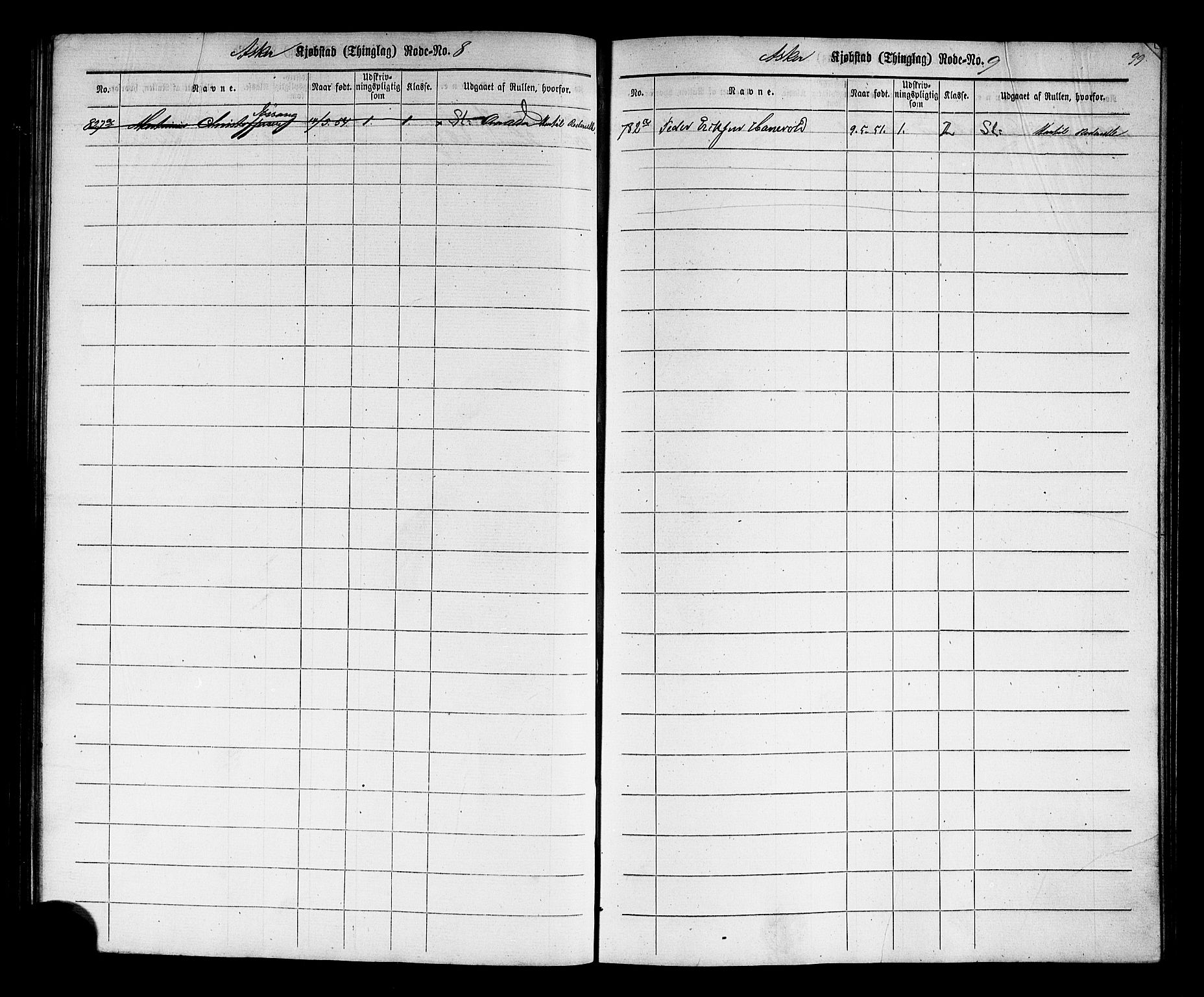 Oslo mønstringskontor, AV/SAO-A-10569g/F/Fc/Fcc/L0001: Utskrivningsregisterrulle, 1860-1890, p. 102