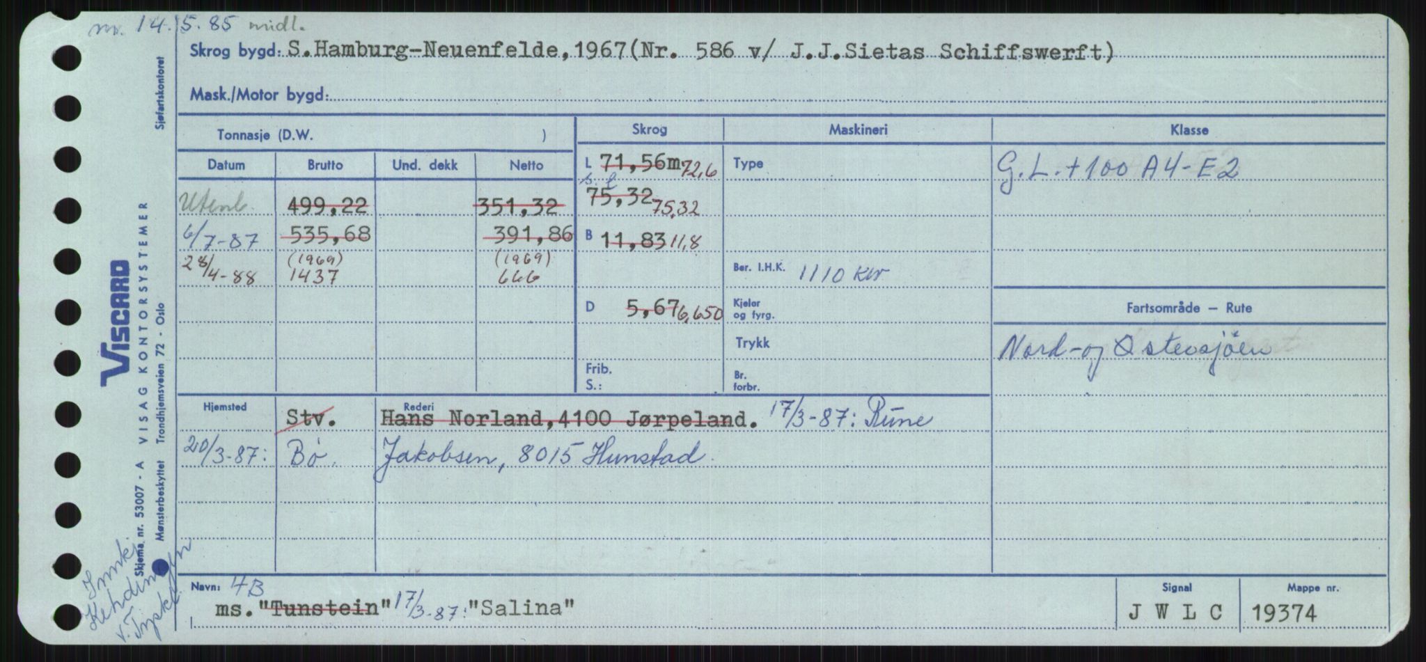 Sjøfartsdirektoratet med forløpere, Skipsmålingen, AV/RA-S-1627/H/Ha/L0005/0001: Fartøy, S-Sven / Fartøy, S-Skji, p. 59