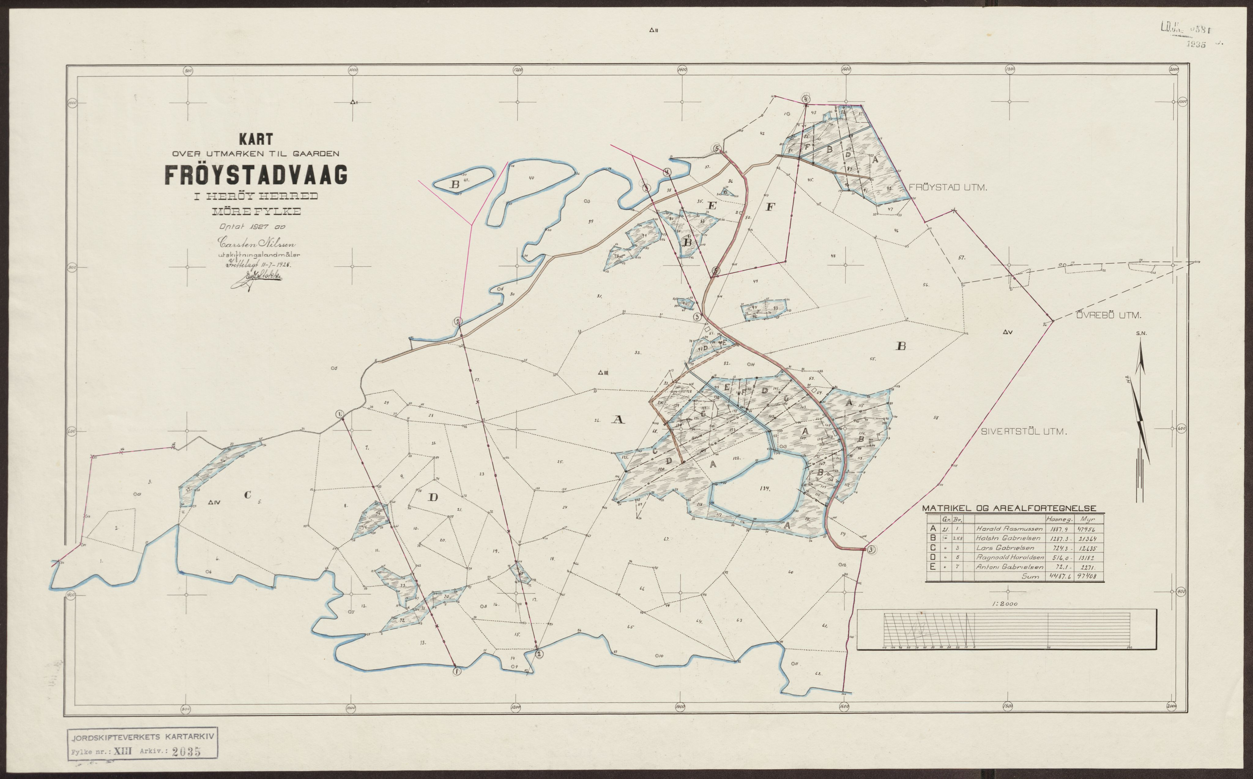 Jordskifteverkets kartarkiv, AV/RA-S-3929/T, 1859-1988, p. 2481