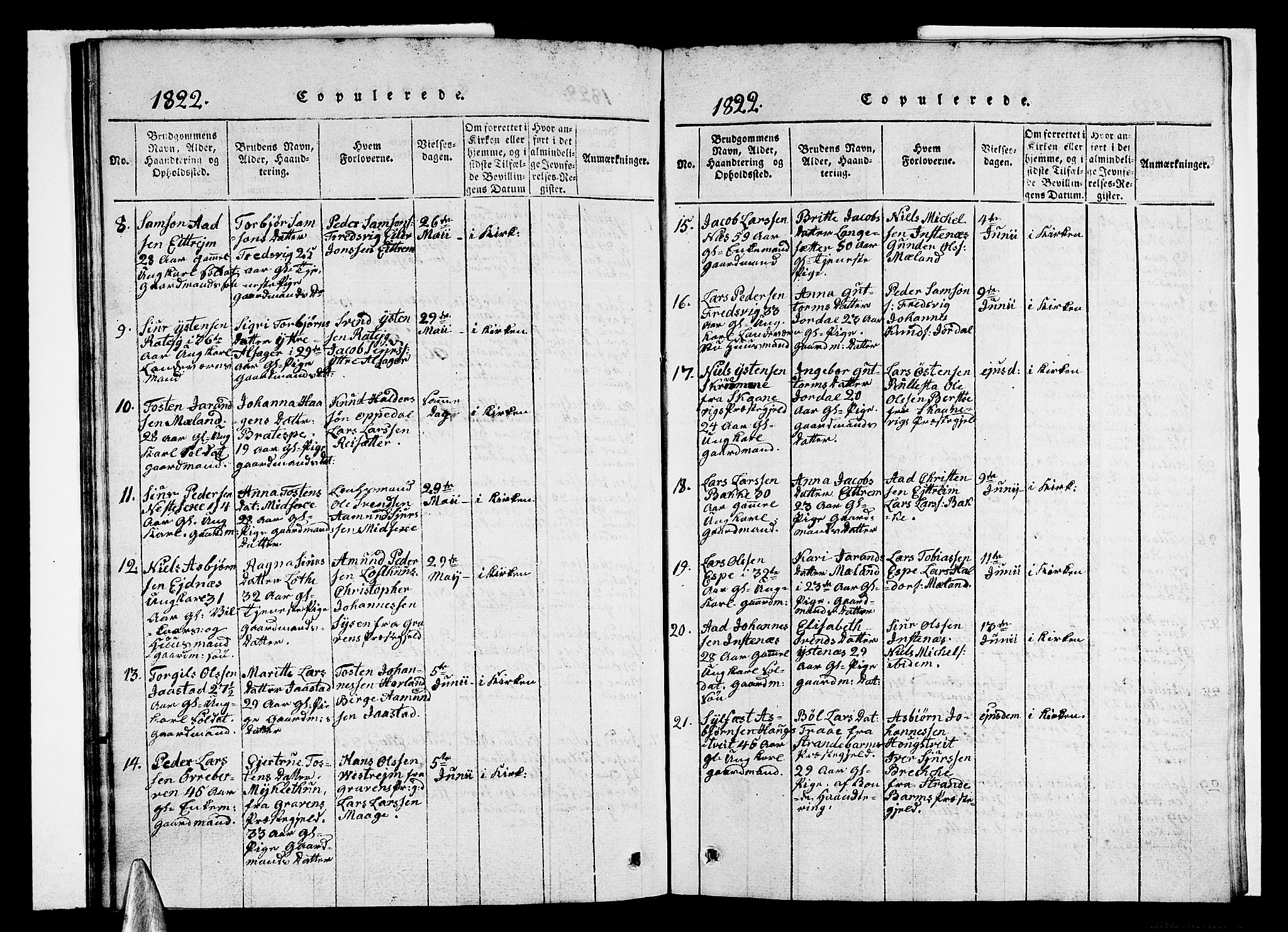 Ullensvang sokneprestembete, SAB/A-78701/H/Haa: Parish register (official) no. A 9, 1819-1826