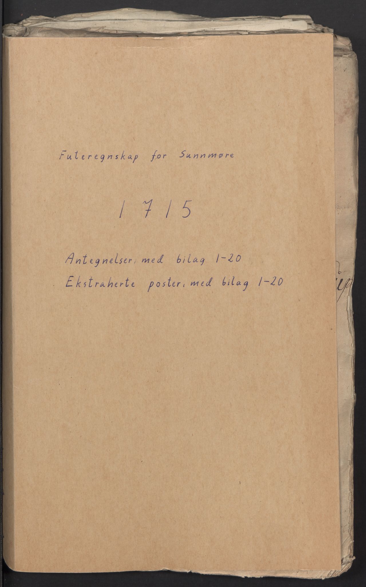 Rentekammeret inntil 1814, Reviderte regnskaper, Fogderegnskap, RA/EA-4092/R54/L3567: Fogderegnskap Sunnmøre, 1715, p. 314