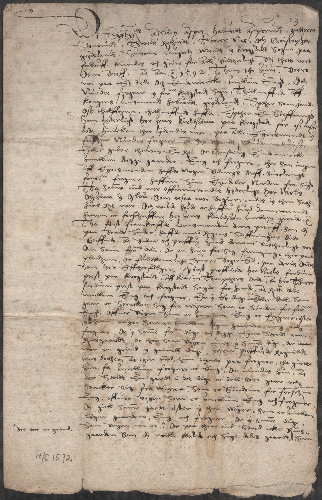 Riksarkivets diplomsamling, AV/RA-EA-5965/F15/L0007: Prestearkiv - Akershus, 1573-1693, p. 29