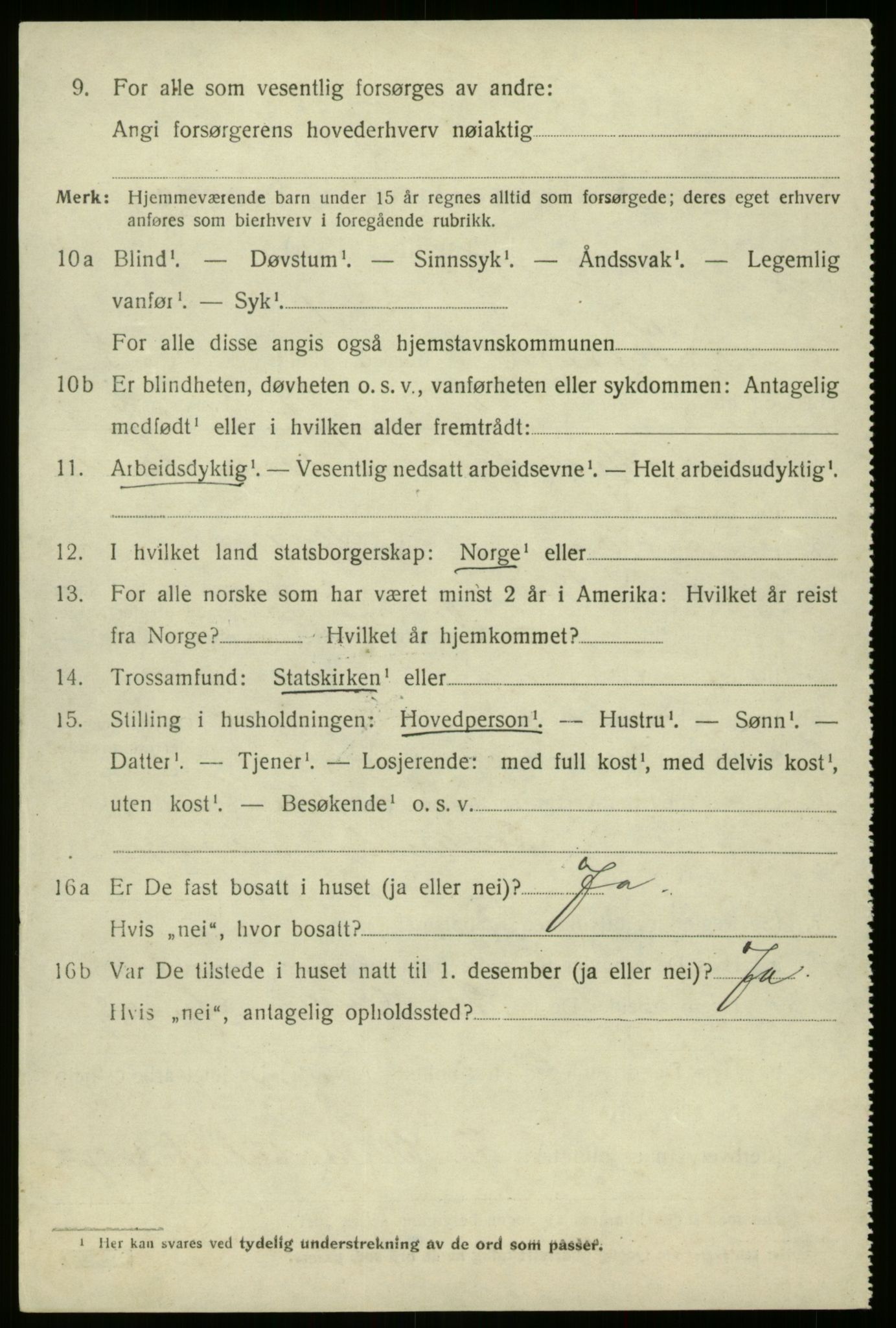 SAB, 1920 census for Vevring, 1920, p. 2245