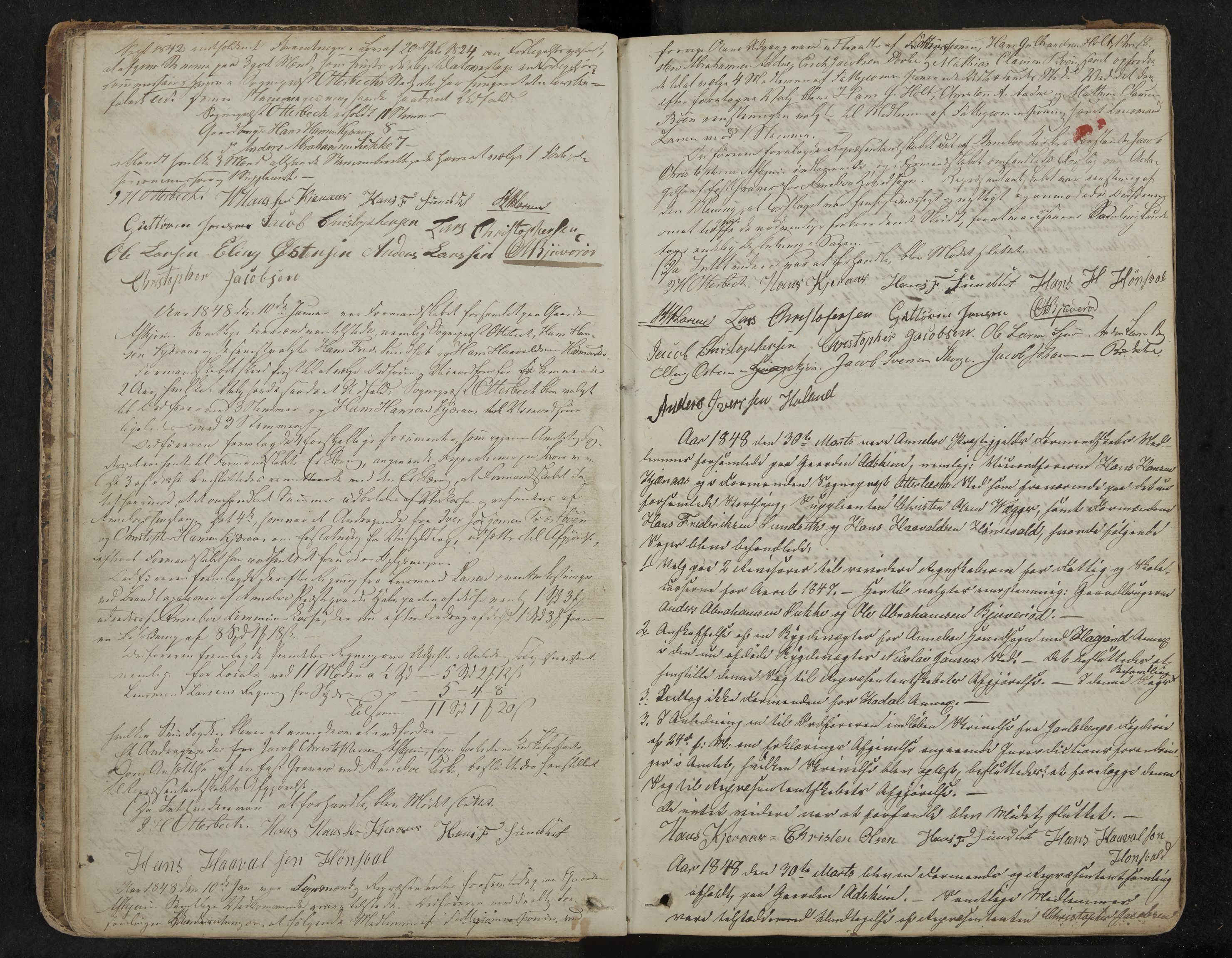 Andebu formannskap og sentraladministrasjon, IKAK/0719021-1/A/Aa/L0001: Møtebok med register, 1837-1869, p. 18