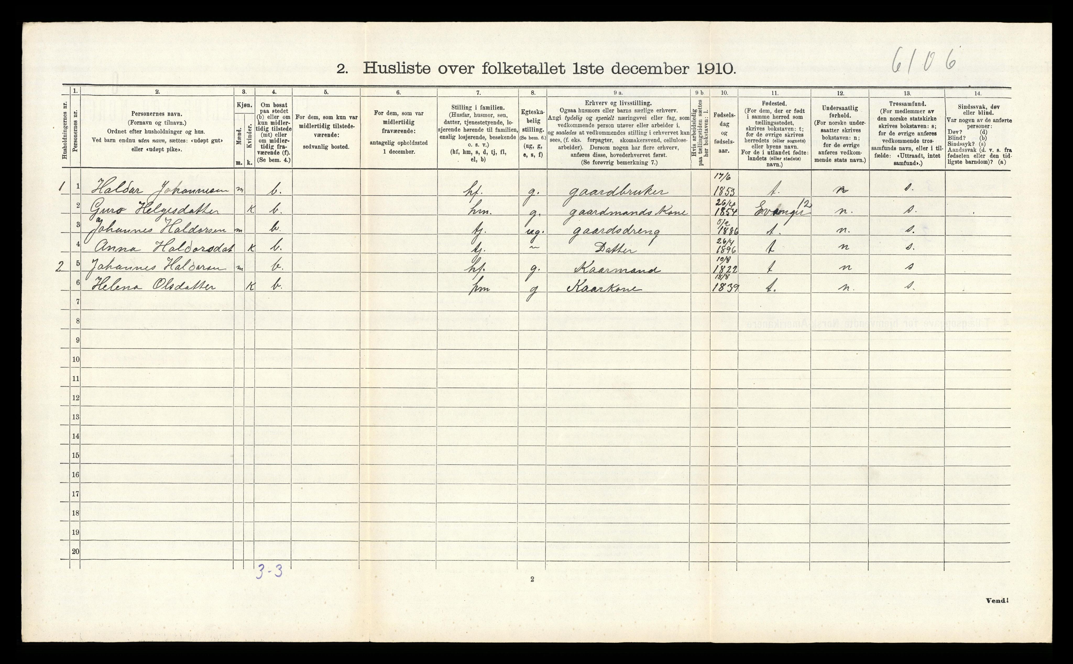 RA, 1910 census for Alversund, 1910, p. 979