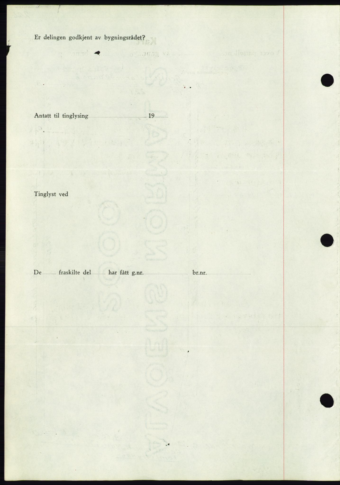 Søre Sunnmøre sorenskriveri, AV/SAT-A-4122/1/2/2C/L0071: Mortgage book no. 65, 1941-1941, Diary no: : 545/1941