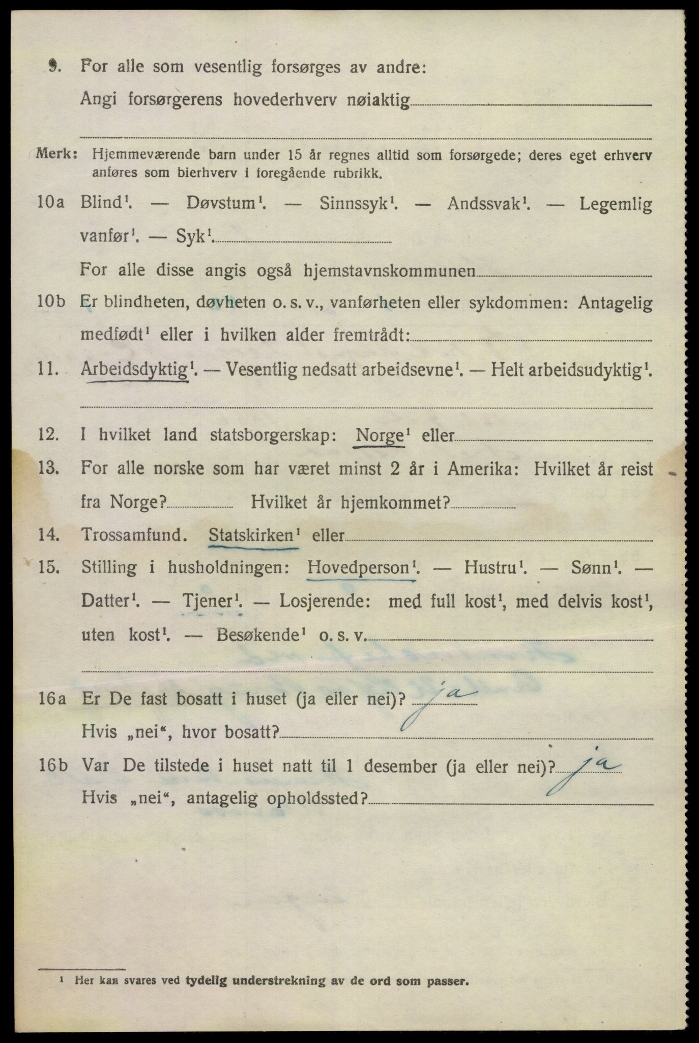 SAKO, 1920 census for Holla, 1920, p. 4070