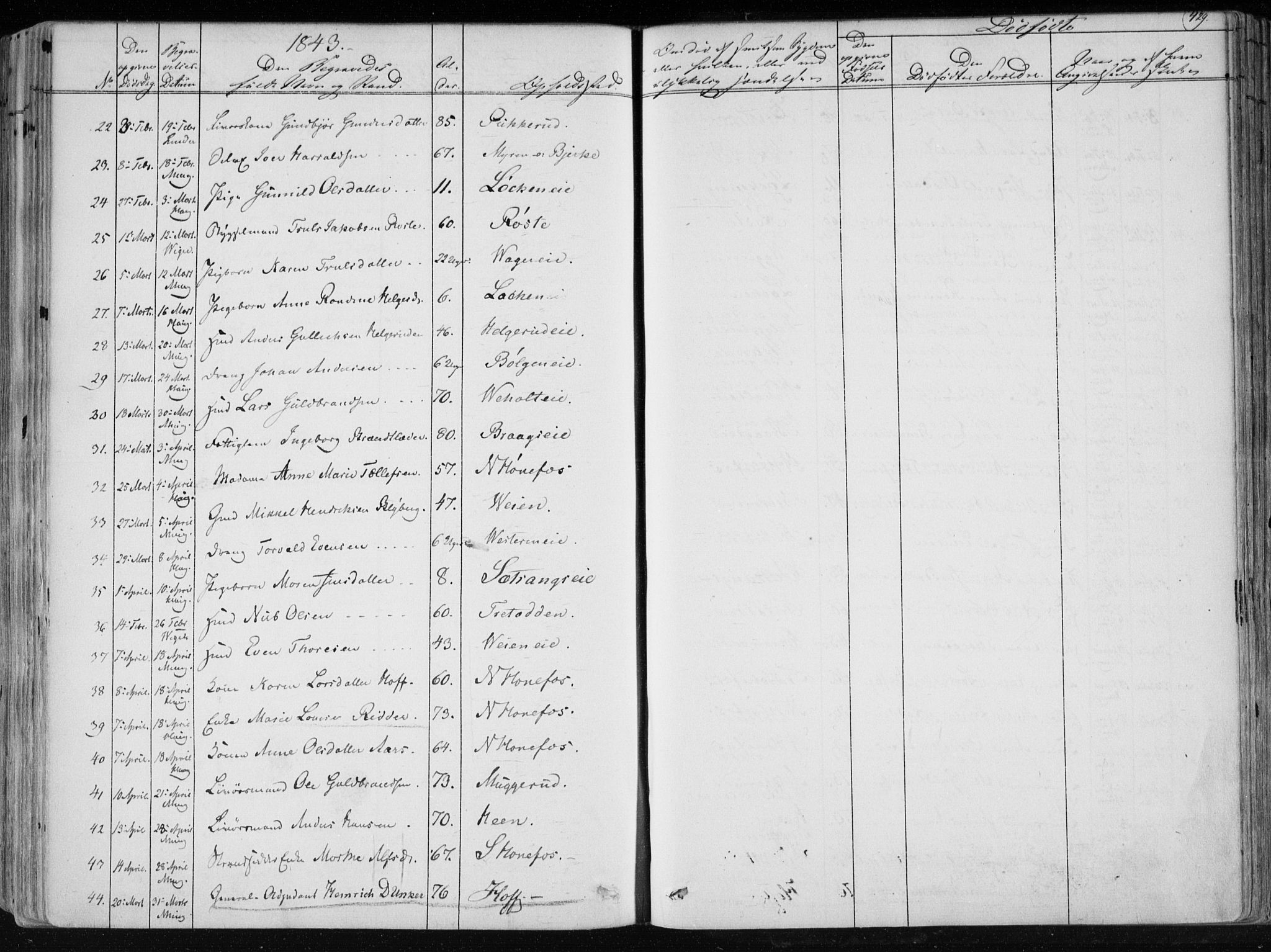 Norderhov kirkebøker, AV/SAKO-A-237/F/Fa/L0010: Parish register (official) no. 10, 1837-1847, p. 429