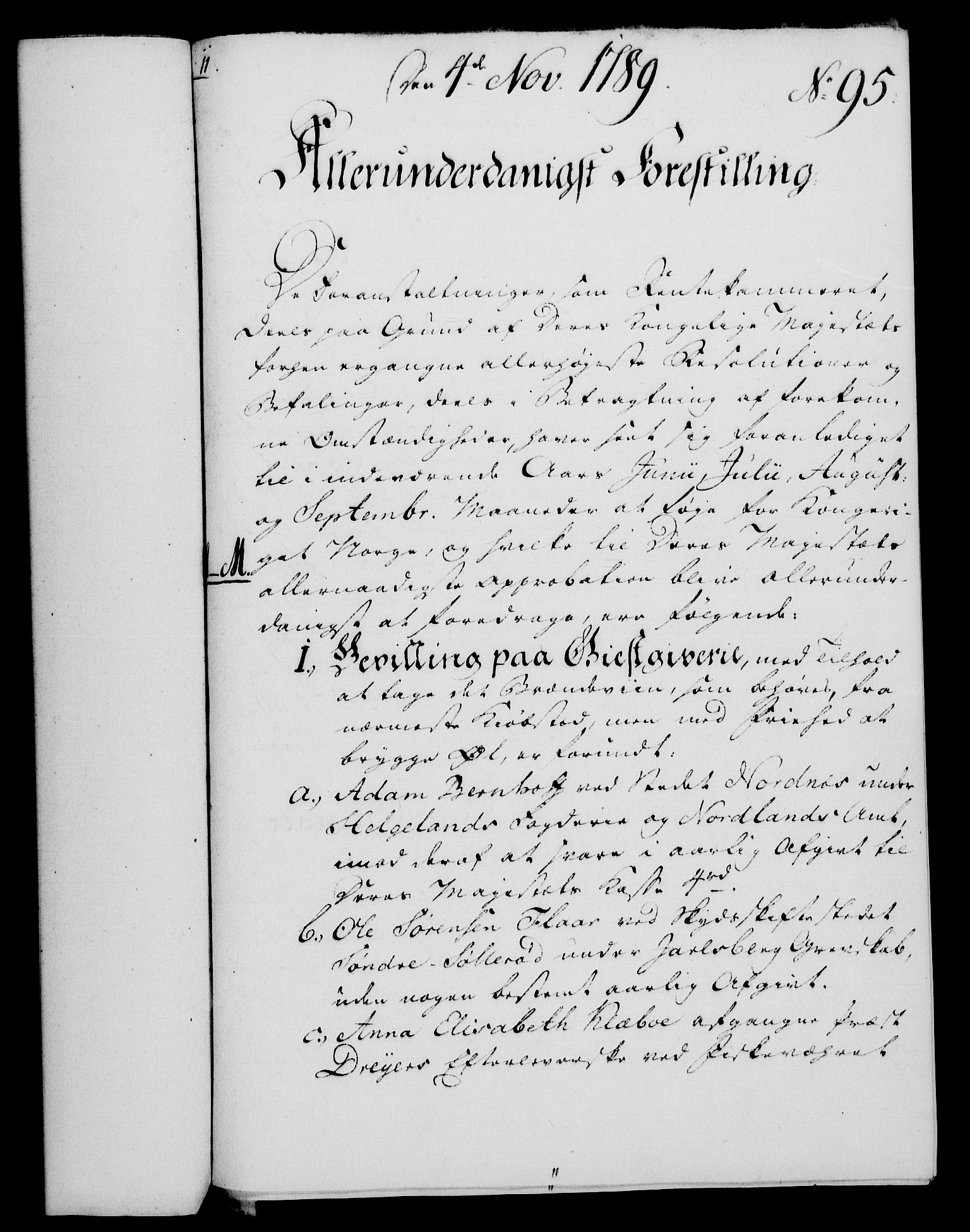 Rentekammeret, Kammerkanselliet, AV/RA-EA-3111/G/Gf/Gfa/L0071: Norsk relasjons- og resolusjonsprotokoll (merket RK 52.71), 1789, p. 503