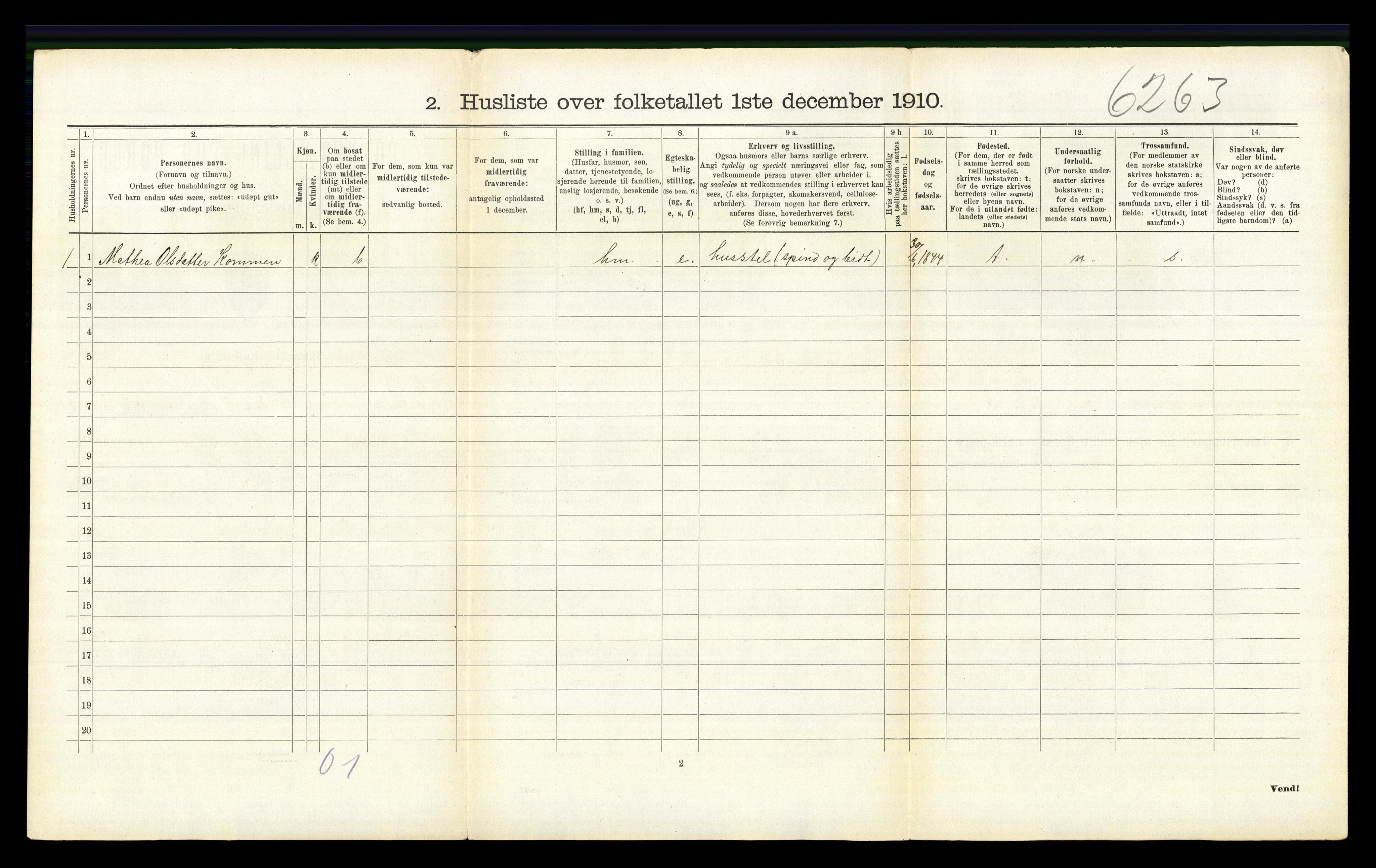 RA, 1910 census for Øyer, 1910, p. 898