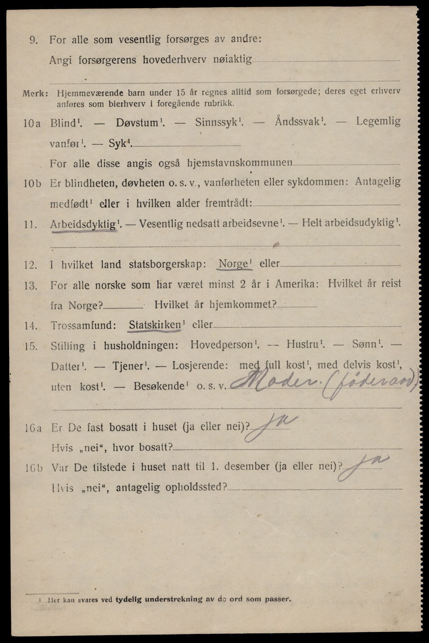 SAST, 1920 census for Hetland, 1920, p. 4004