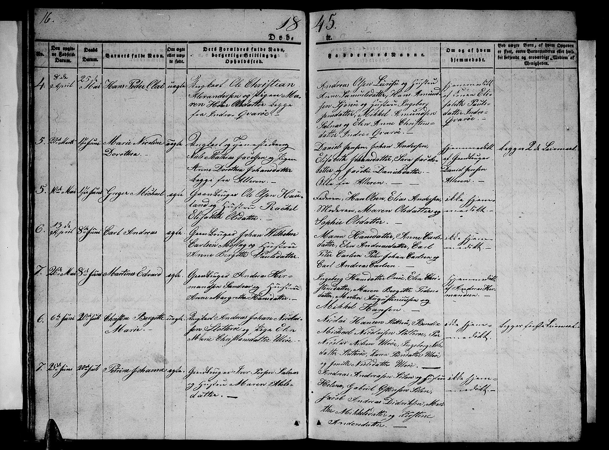 Ministerialprotokoller, klokkerbøker og fødselsregistre - Nordland, AV/SAT-A-1459/839/L0572: Parish register (copy) no. 839C02, 1841-1873, p. 16