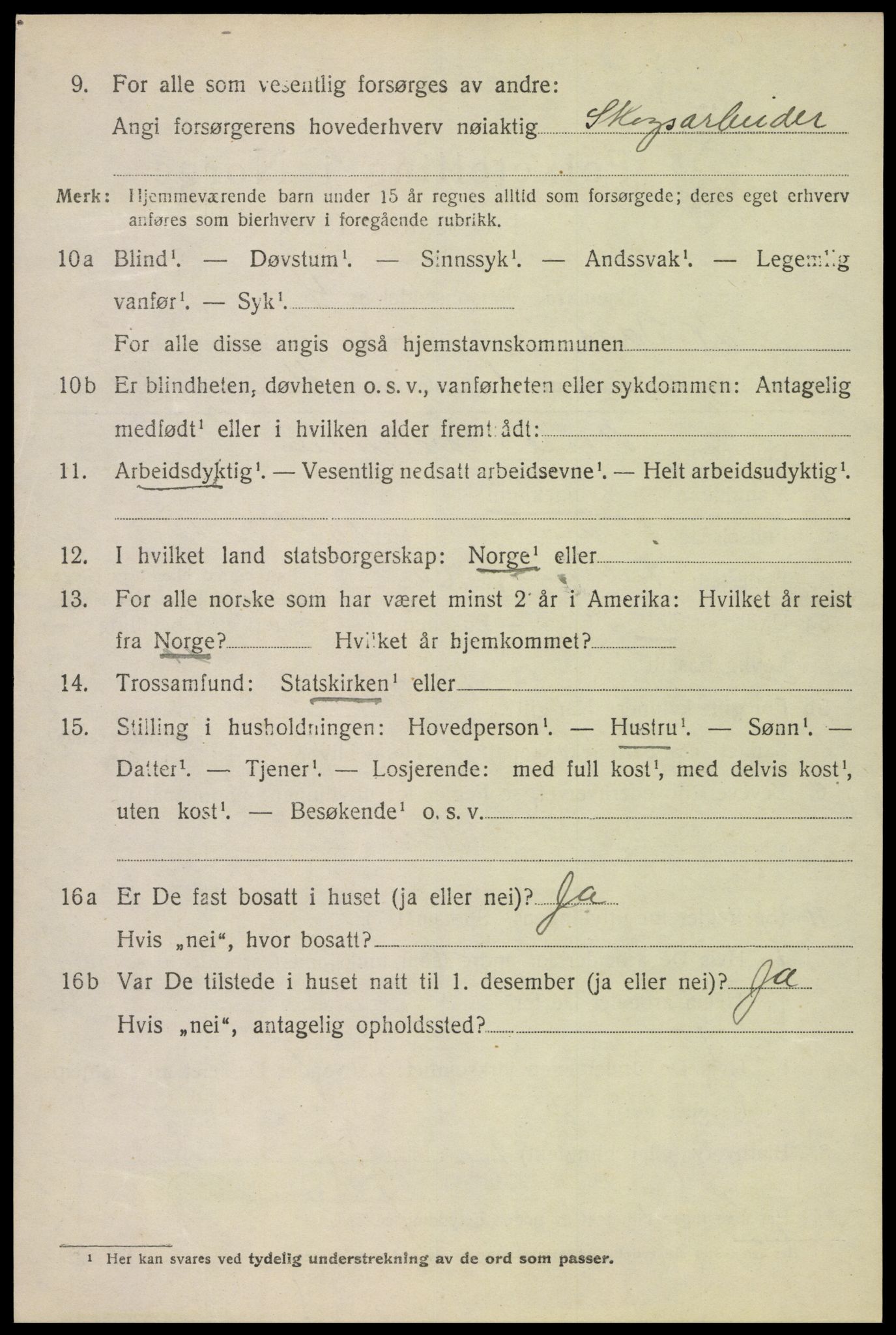 SAH, 1920 census for Nord-Odal, 1920, p. 2392