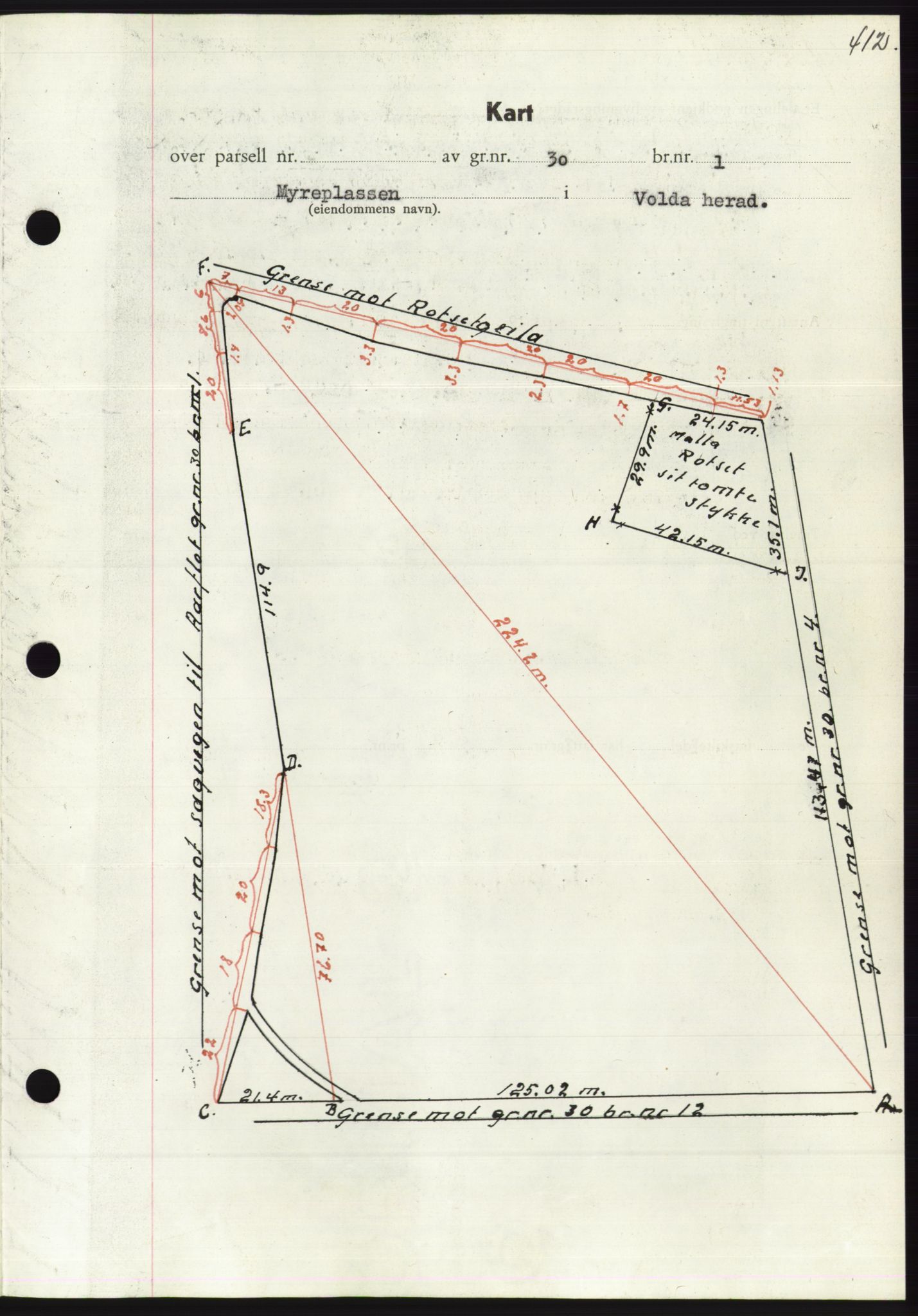 Søre Sunnmøre sorenskriveri, AV/SAT-A-4122/1/2/2C/L0071: Mortgage book no. 65, 1941-1941, Diary no: : 877/1941