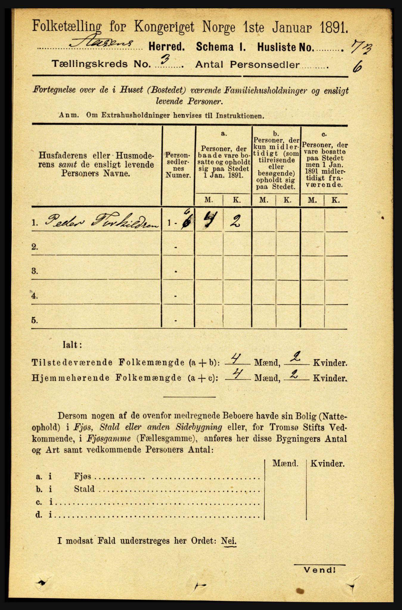 RA, 1891 census for 1716 Åsen, 1891, p. 902