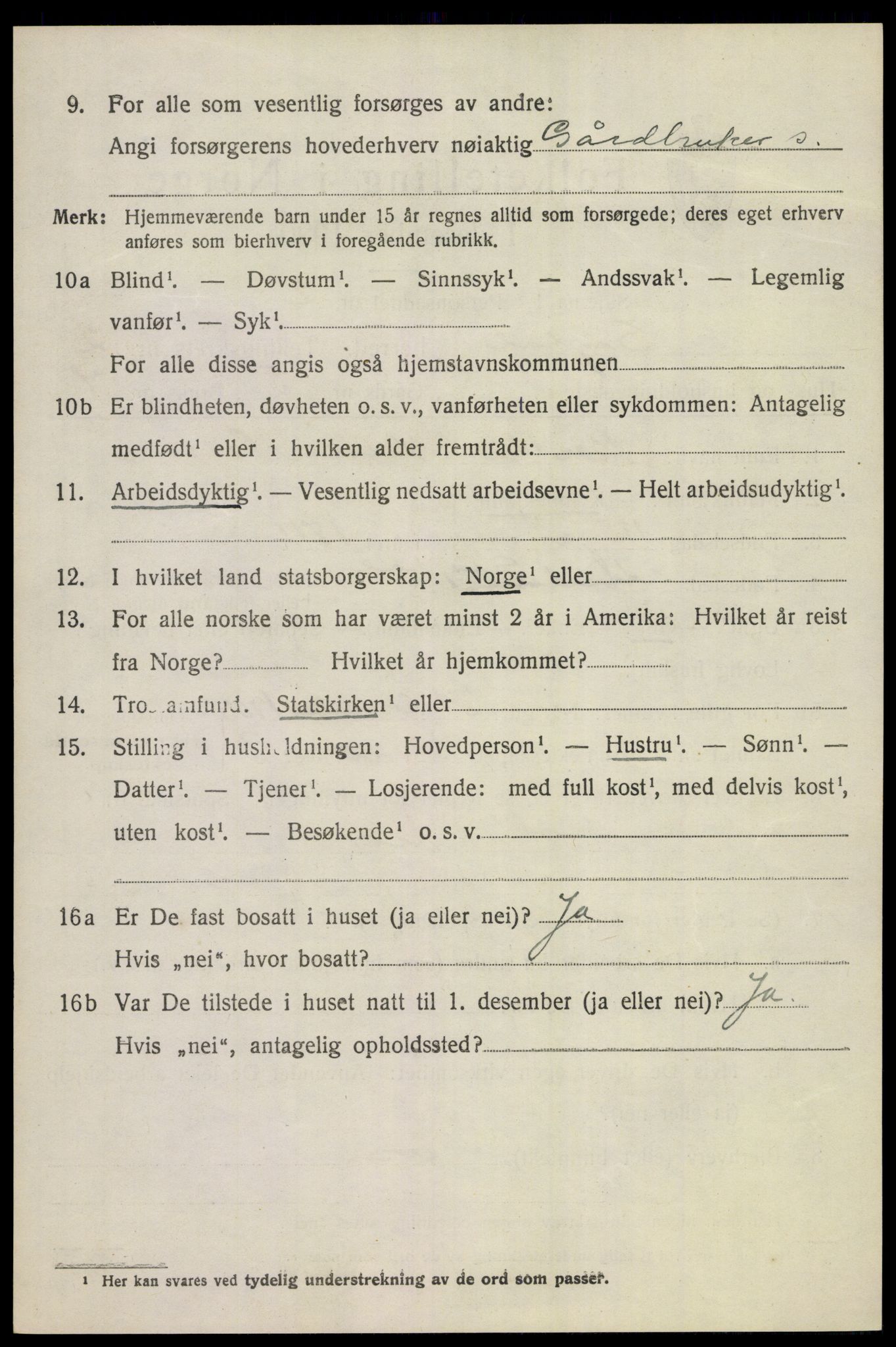 SAKO, 1920 census for Sigdal, 1920, p. 2731